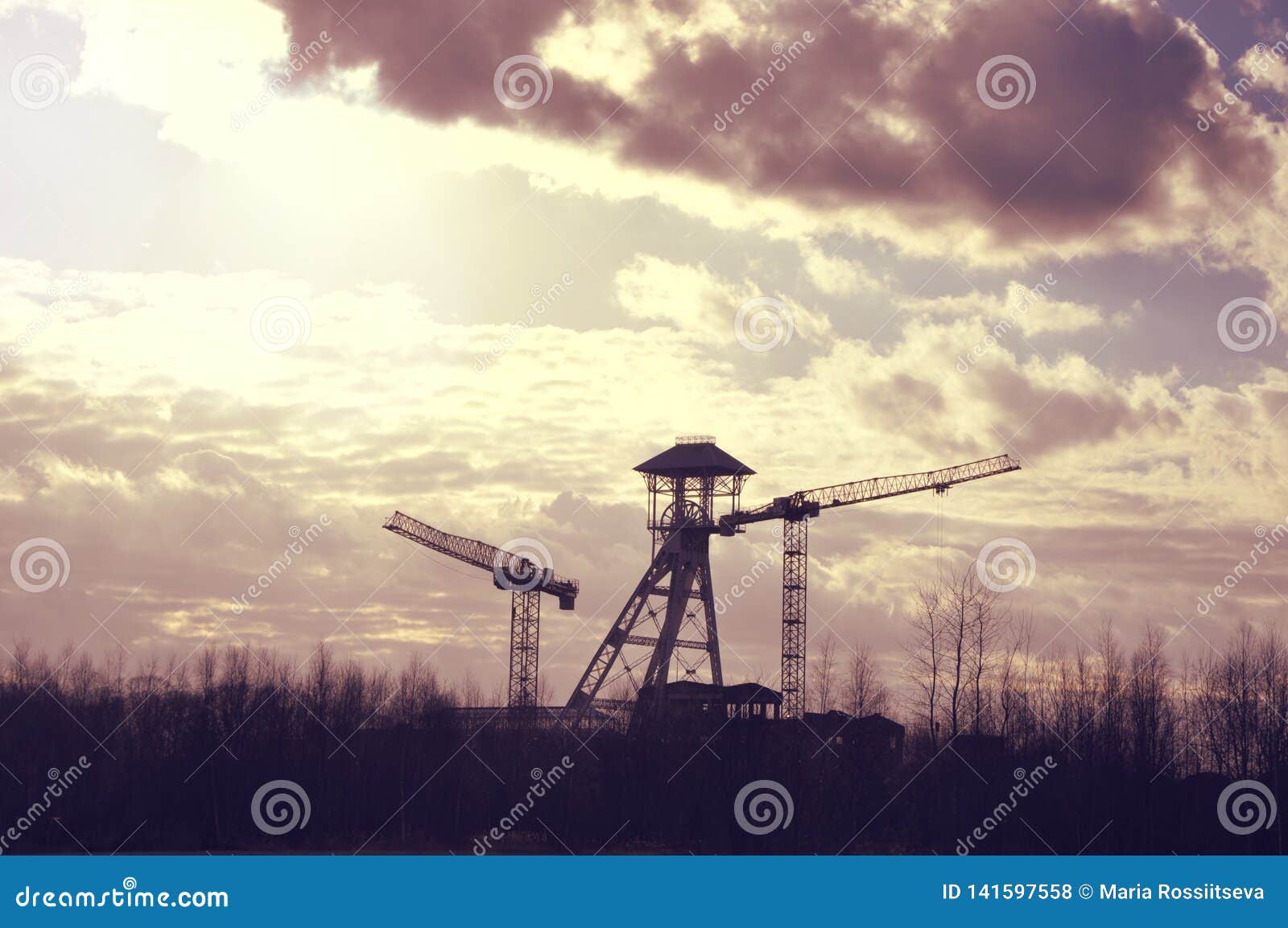 Coal Mine and Stock Photo - Image of belgium, decay: 141597558