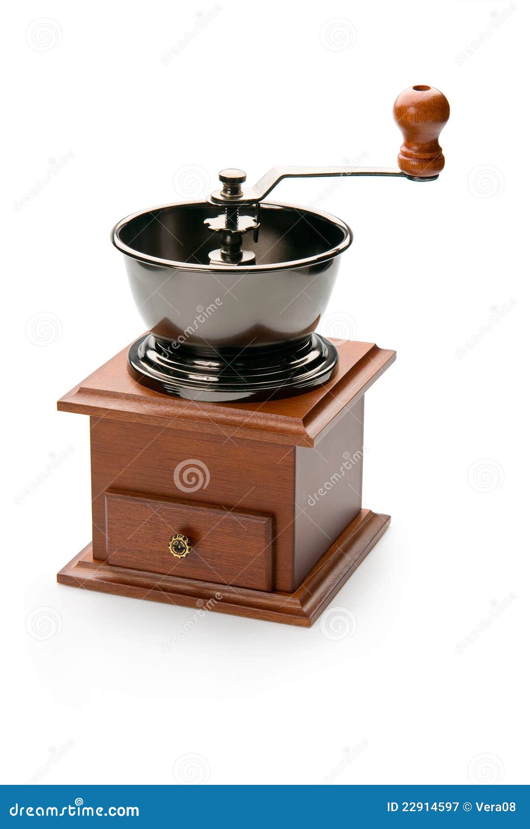 Old coffee grinder. stock image. Image of retro, container 22914597