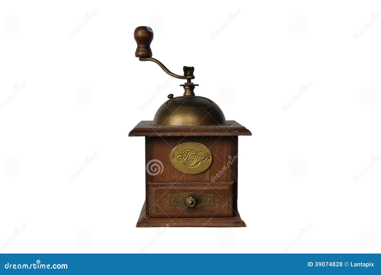 Old coffee grinder stock photo. Image of cafe, wooden 39074828