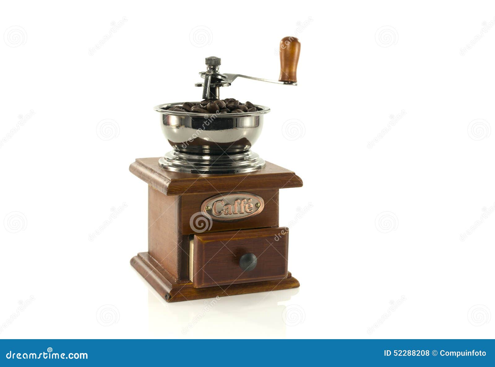 Old coffee grinder stock photo. Image of isolated, retro 52288208
