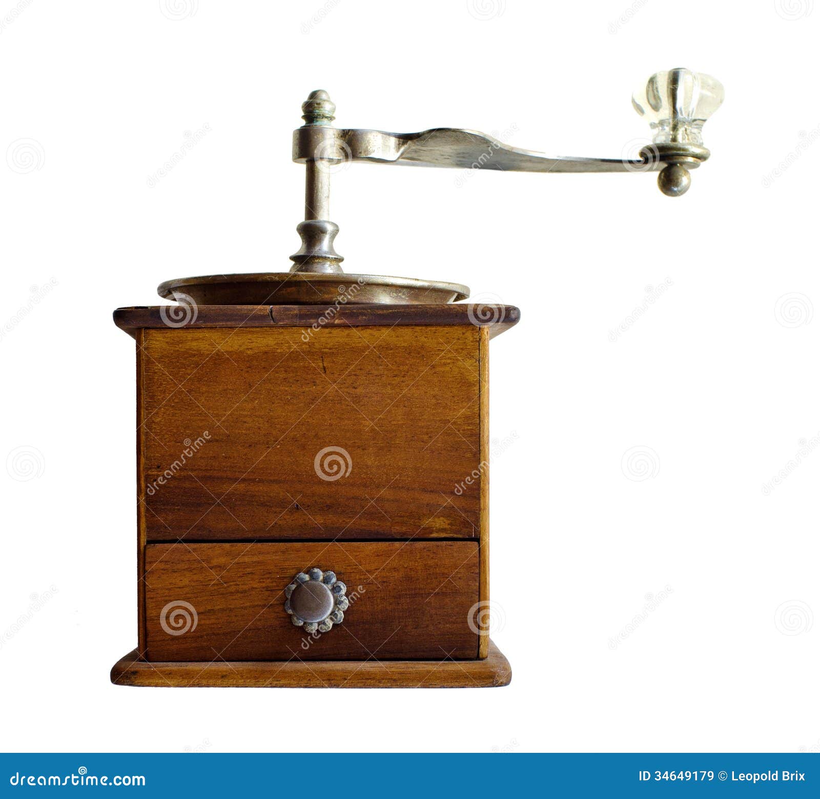 Old Coffee Mill with Crank 3 Stock Image Image of domestic