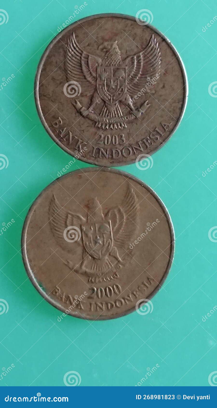 Old coin 500 rupiah stock image. Image of paper, coin 268981823