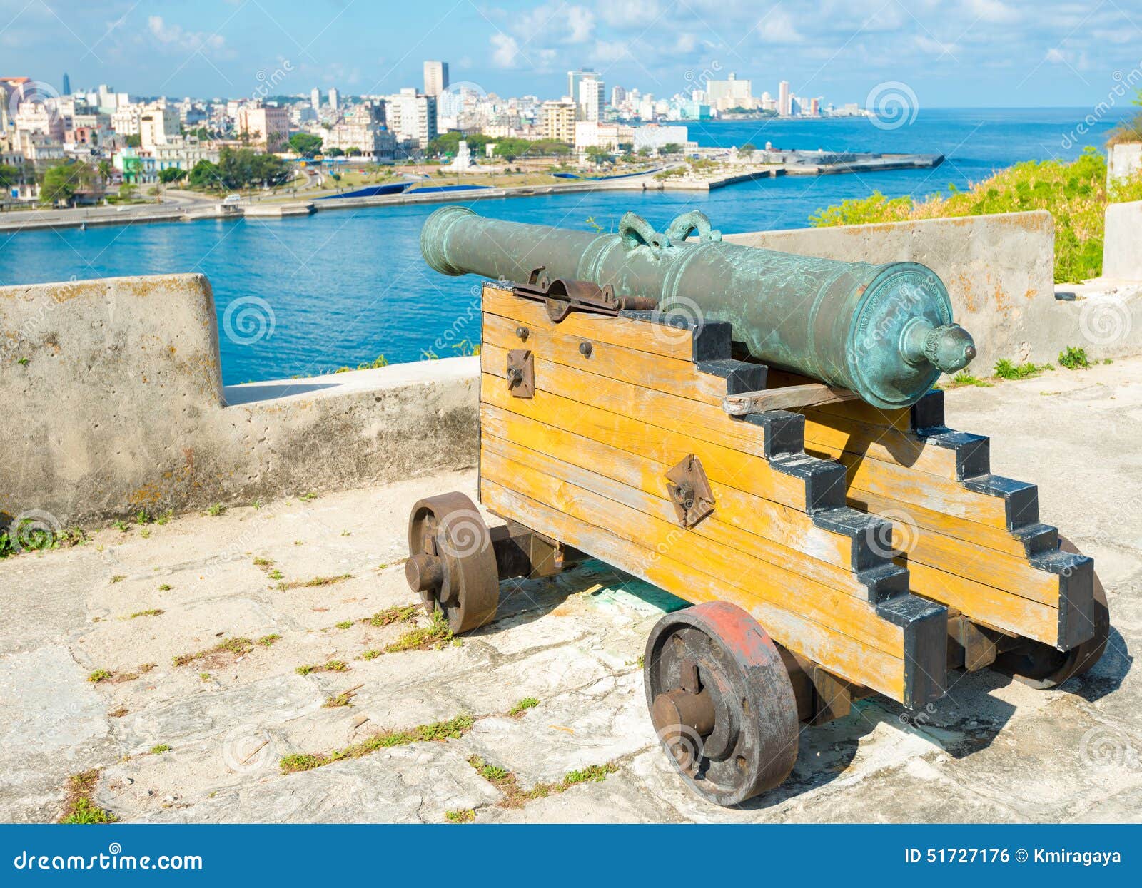 Old Spanish Cannon Royalty-Free Stock Photography 