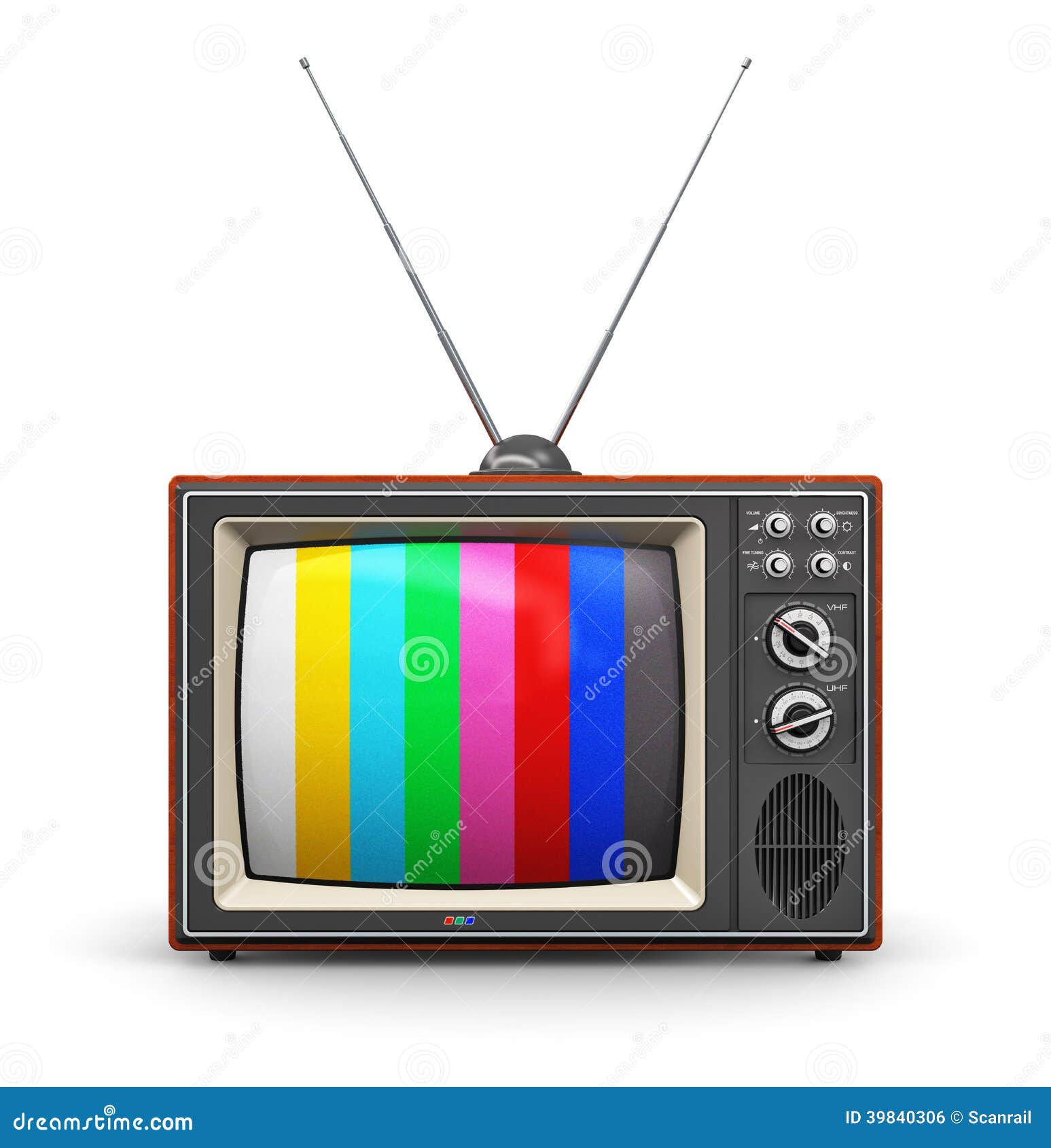 Old color TV stock illustration. Illustration of antique Old color TV stock illustration. Illustration of antique