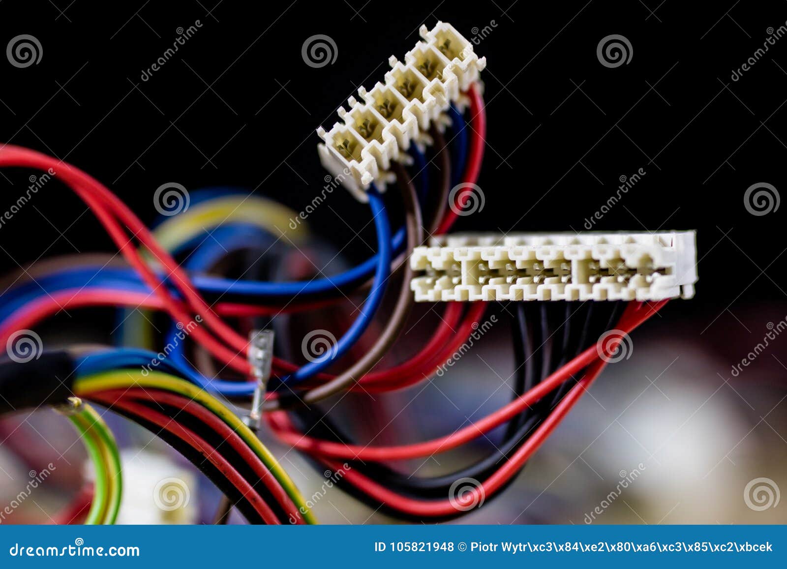 Old Computer Wires. Cables Lpt, Com1 and Com2 for Desktop and La Stock