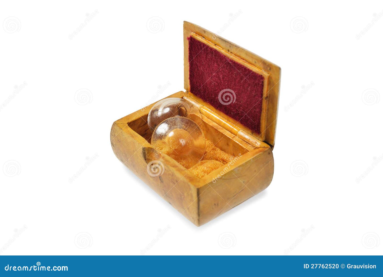 Old Contact Lenses in Vintage Box Stock Photo Image of background