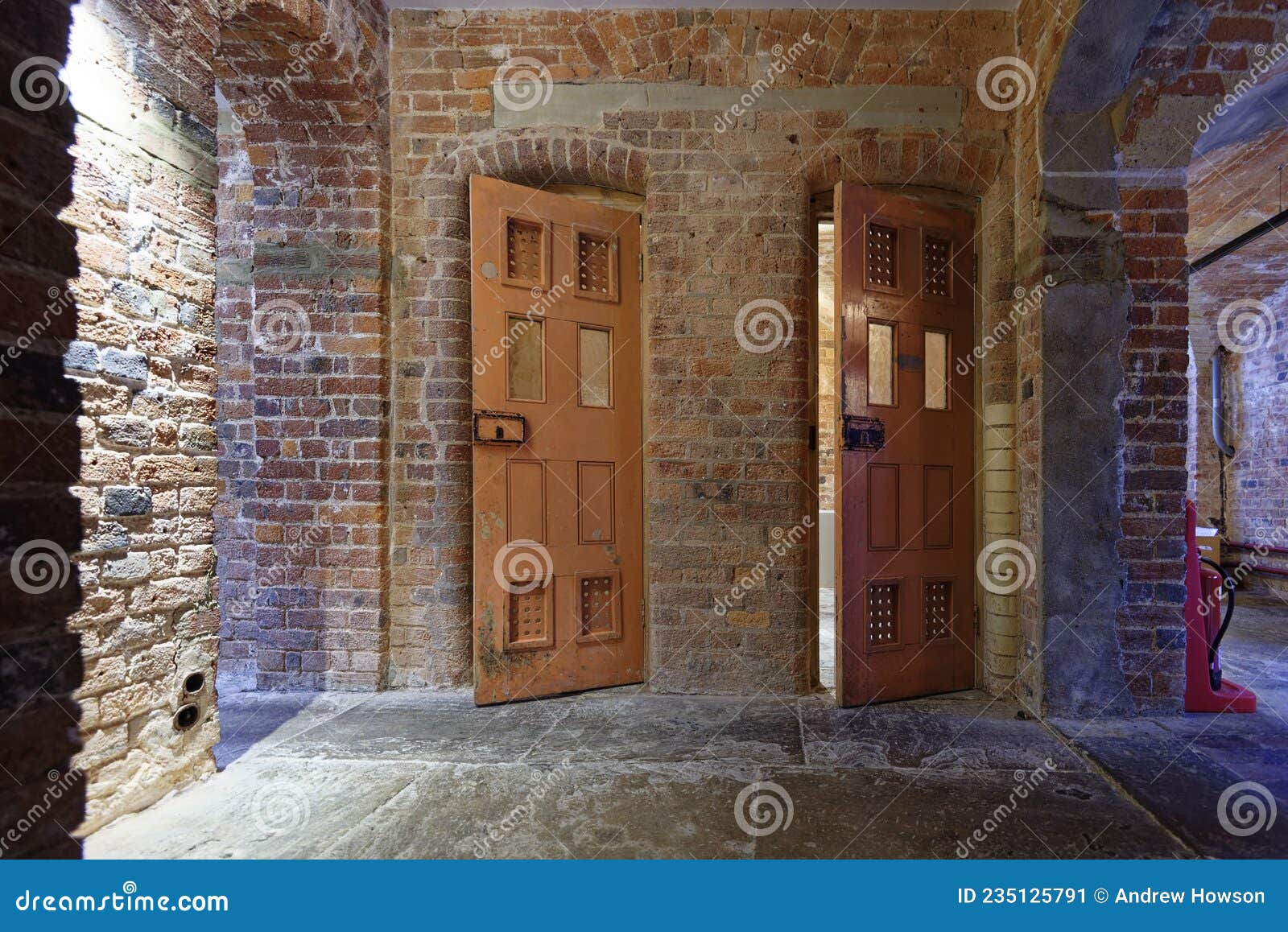 old converted prison cells