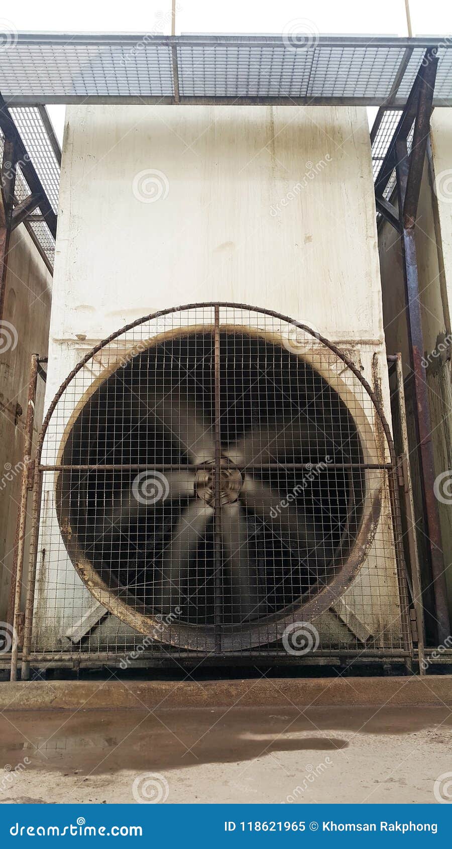 Old Cooling Water Tower for Effluent Treatment System Stock Image Image of industry, gauge