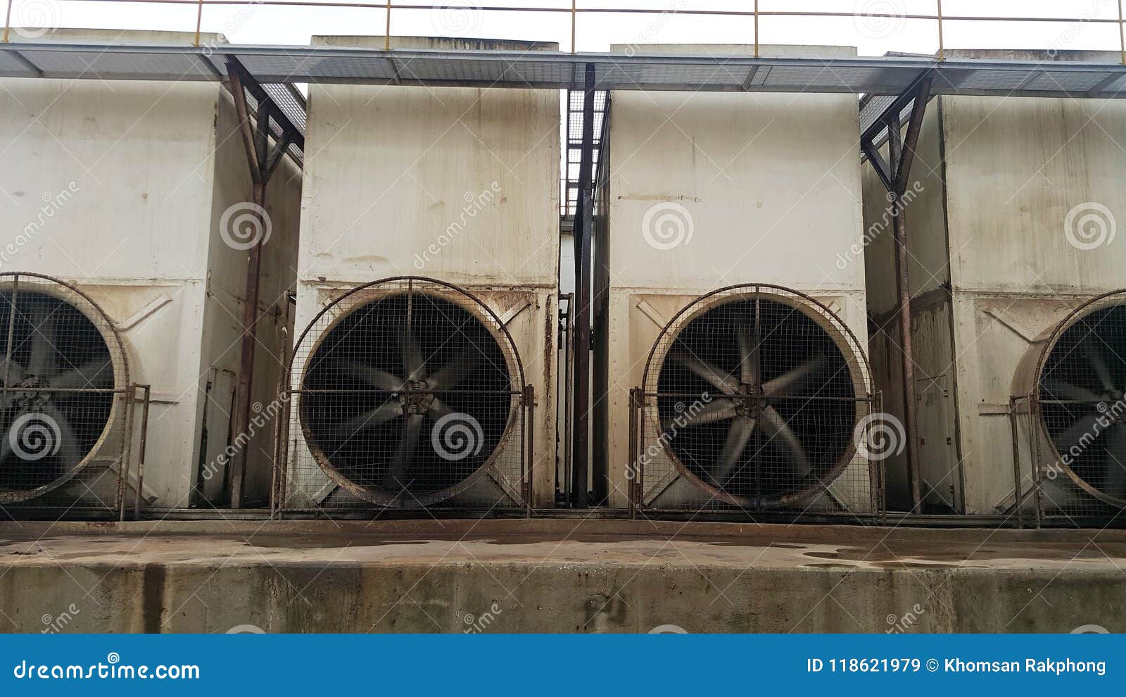 Old Cooling Water Tower for Effluent Treatment System Stock Image Image of ancient, background