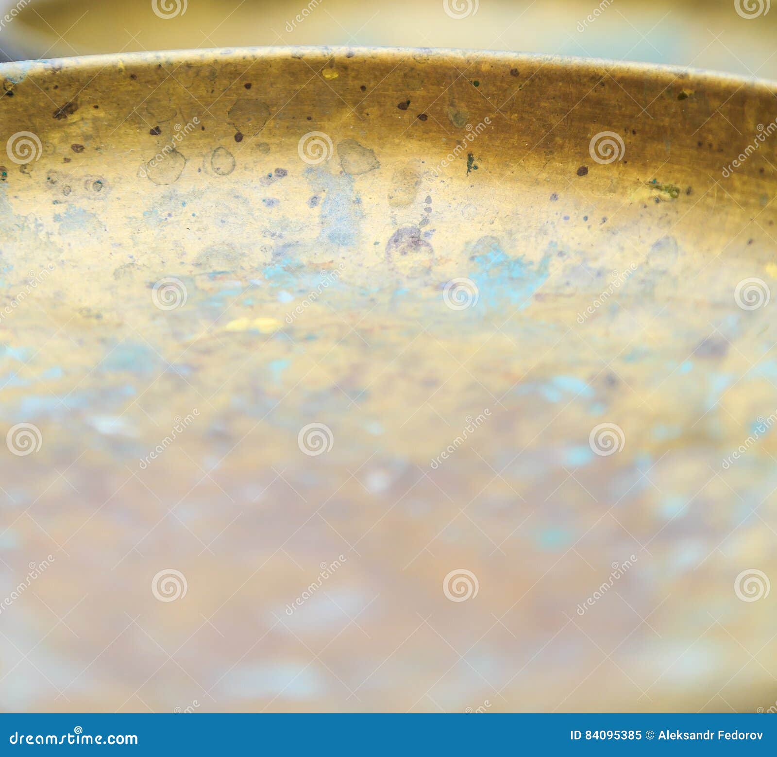 Old Copper Texture Vintage Dimensional Scales Close-up Stock Image
