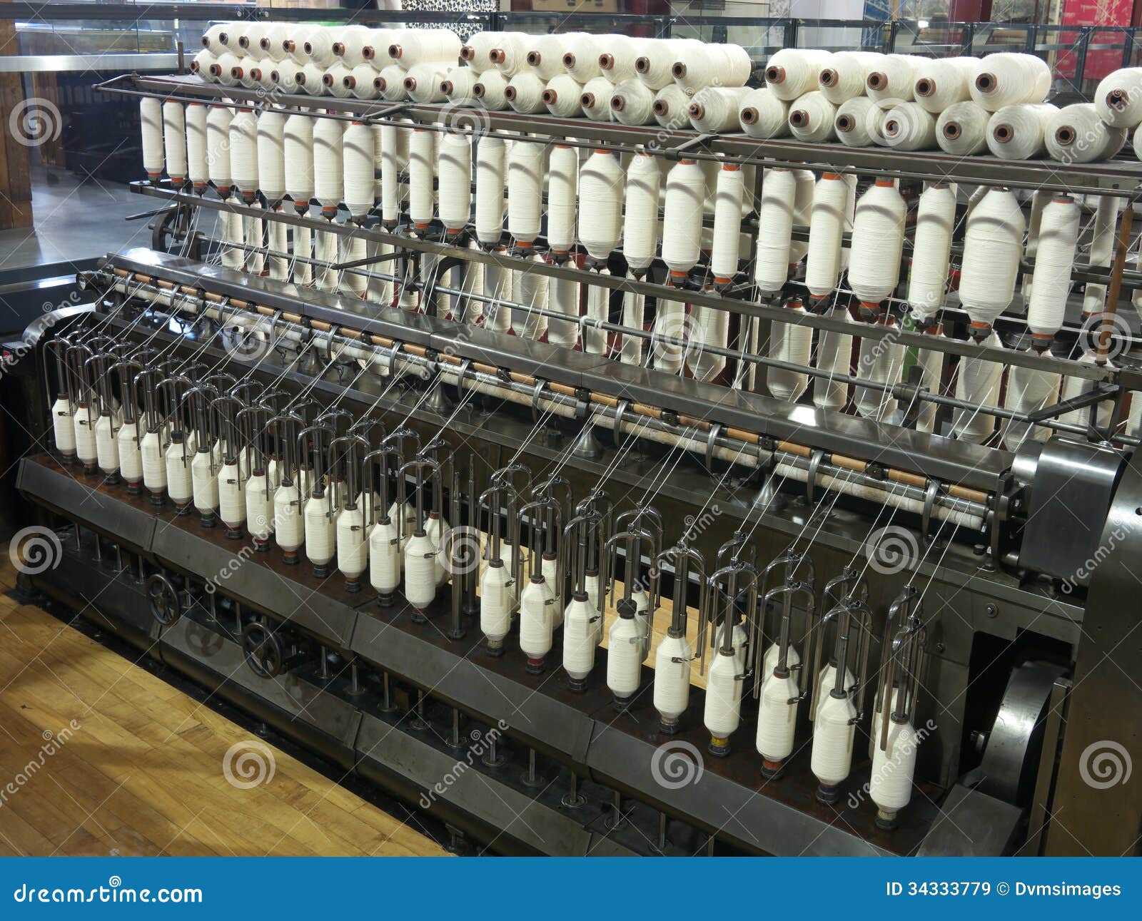 Old Cotton Machine stock image. Image of trade, industrial 34333779