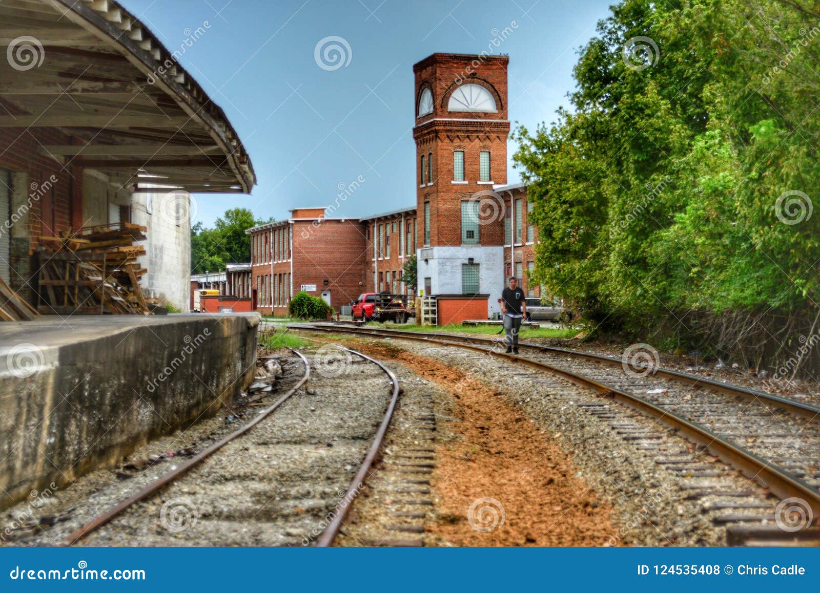 The Old Cotton Mill in Canton Georgia Stock Photo - Image of cotton
