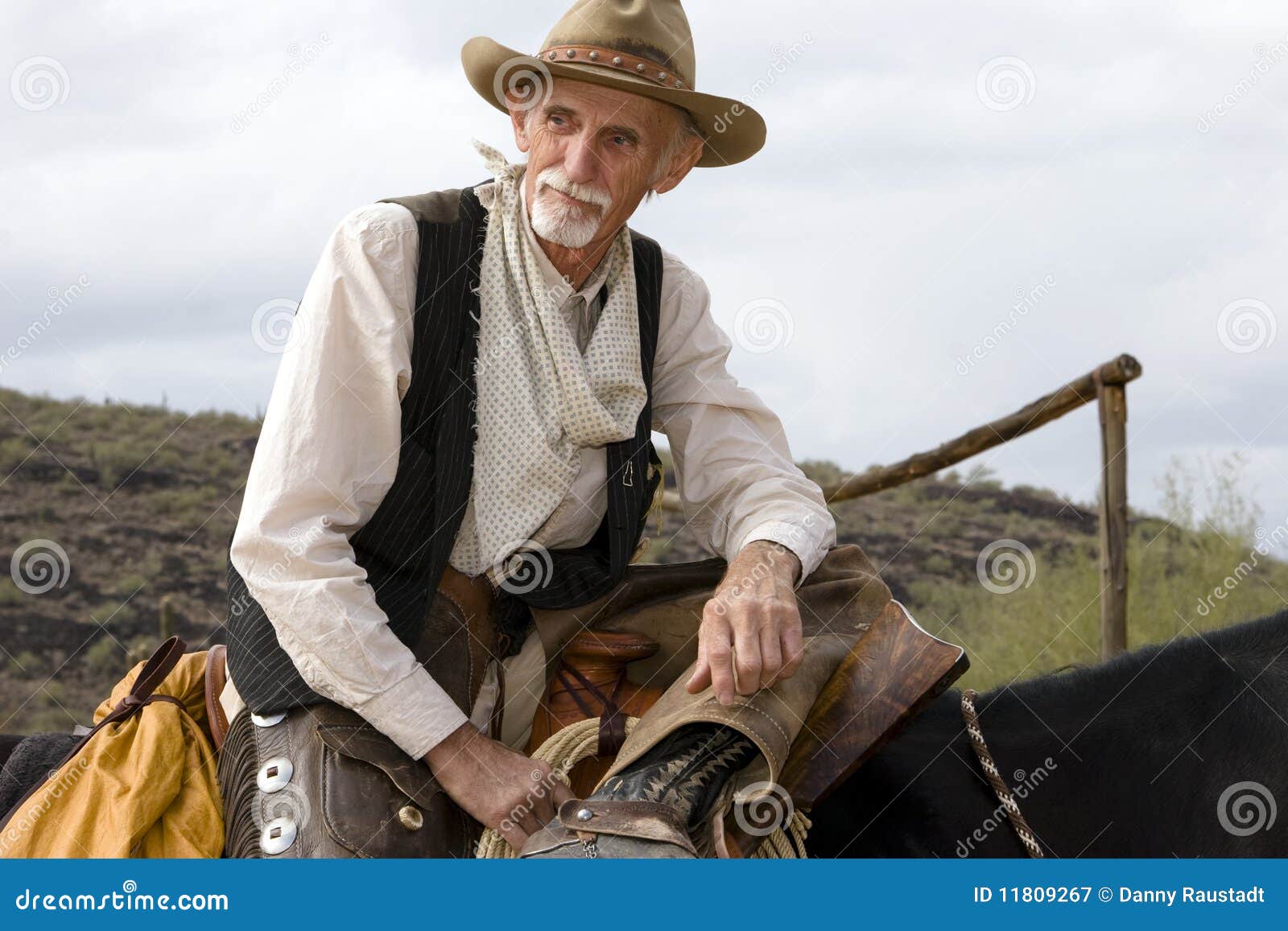 old cowhand western american cowboy