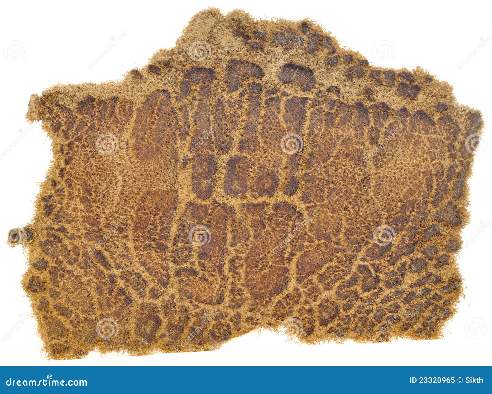 Old Cracked Piece Of Brown Leather Royalty Free Stock Photo Image