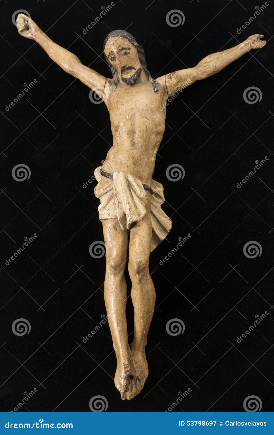 Old Crucifix stock image. Image of church, ancient, fashioned 53798697