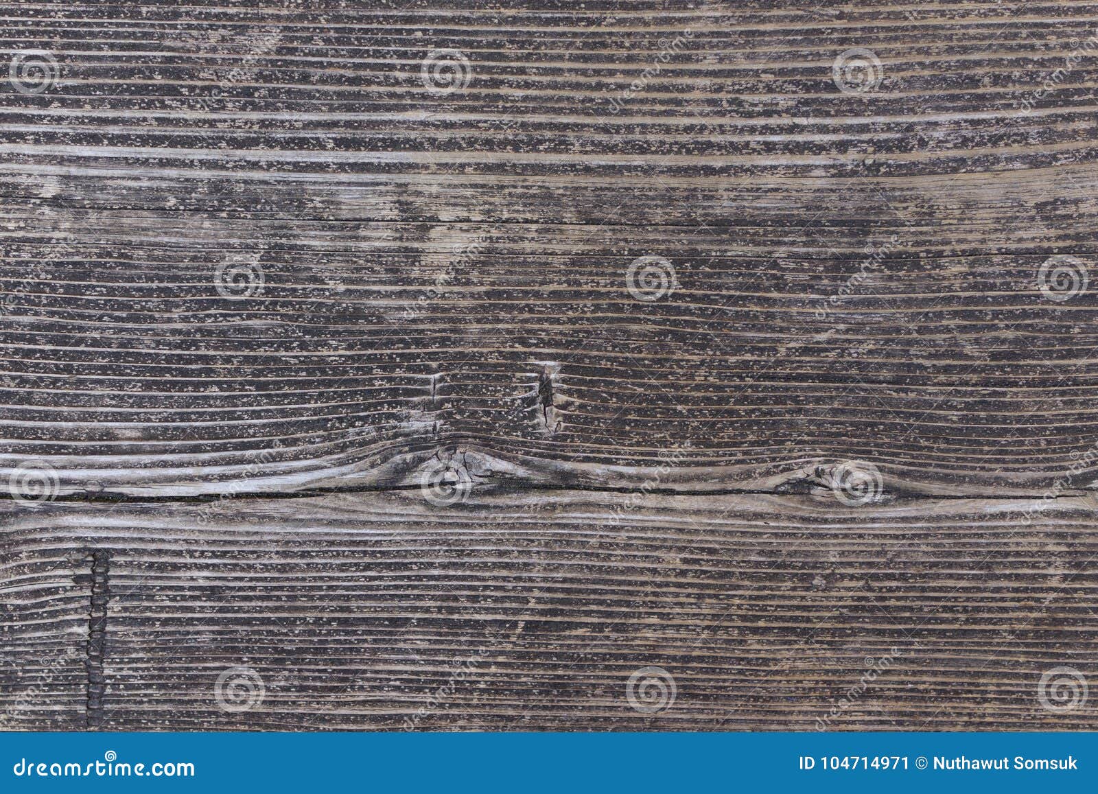 Old Dark Pine Wood Texture Wall As Texture or Background Stock Image