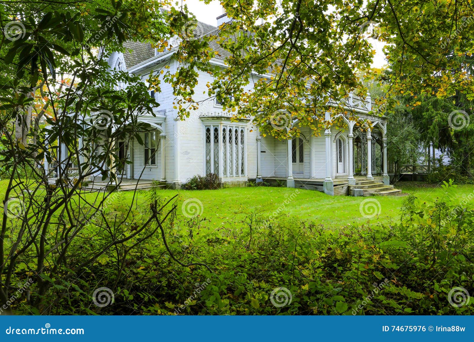 Old Deerfield Village Historic District Building Stock Photo Image of village, national 74675976