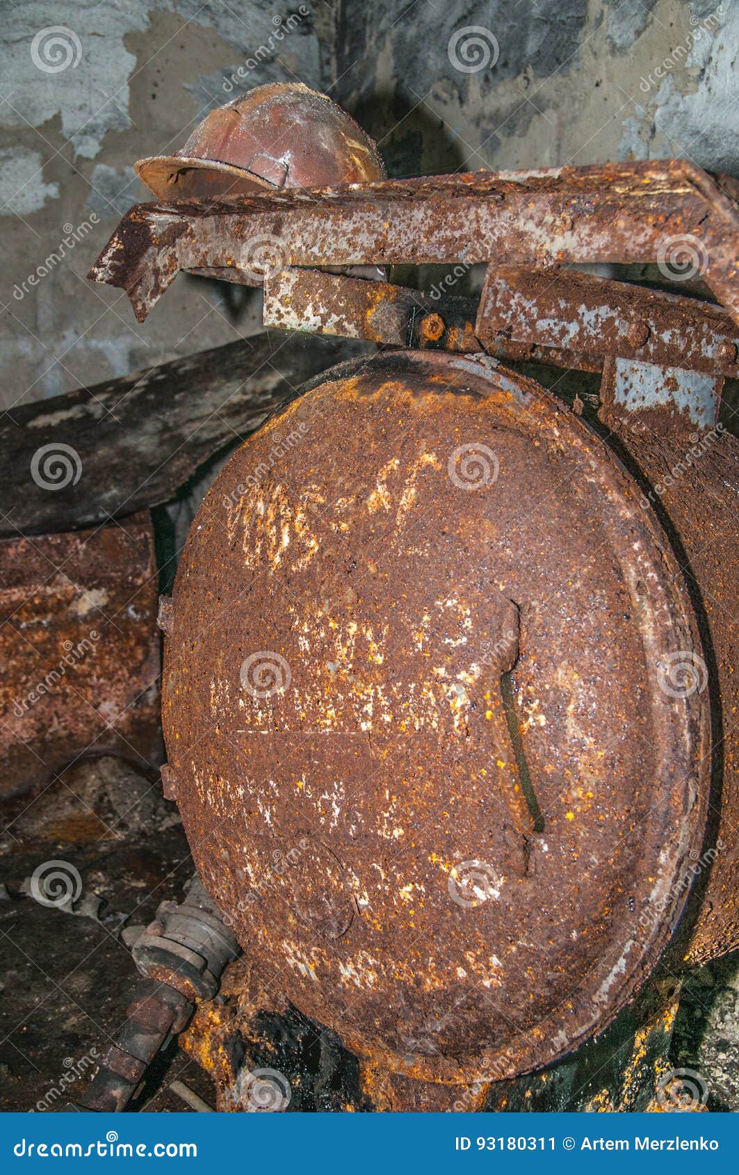 Old derelict mine. stock image. Image of construction 93180311