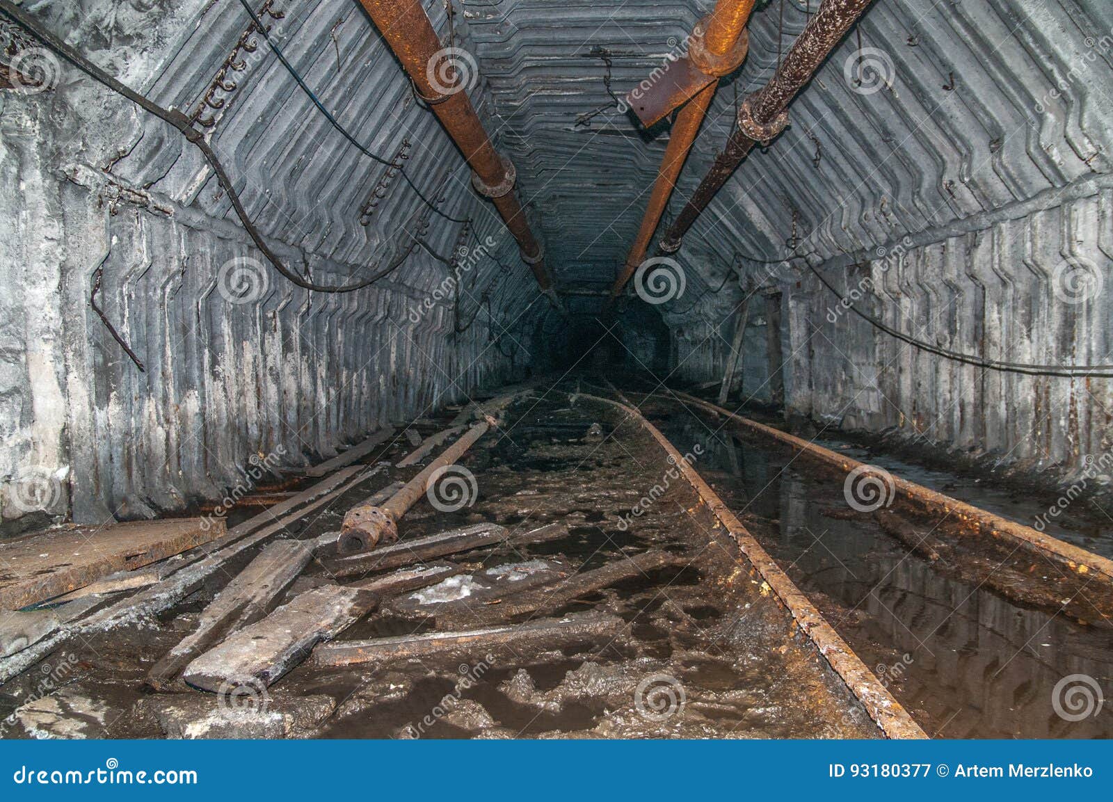 Old derelict mine. stock image. Image of mining, history 93180377