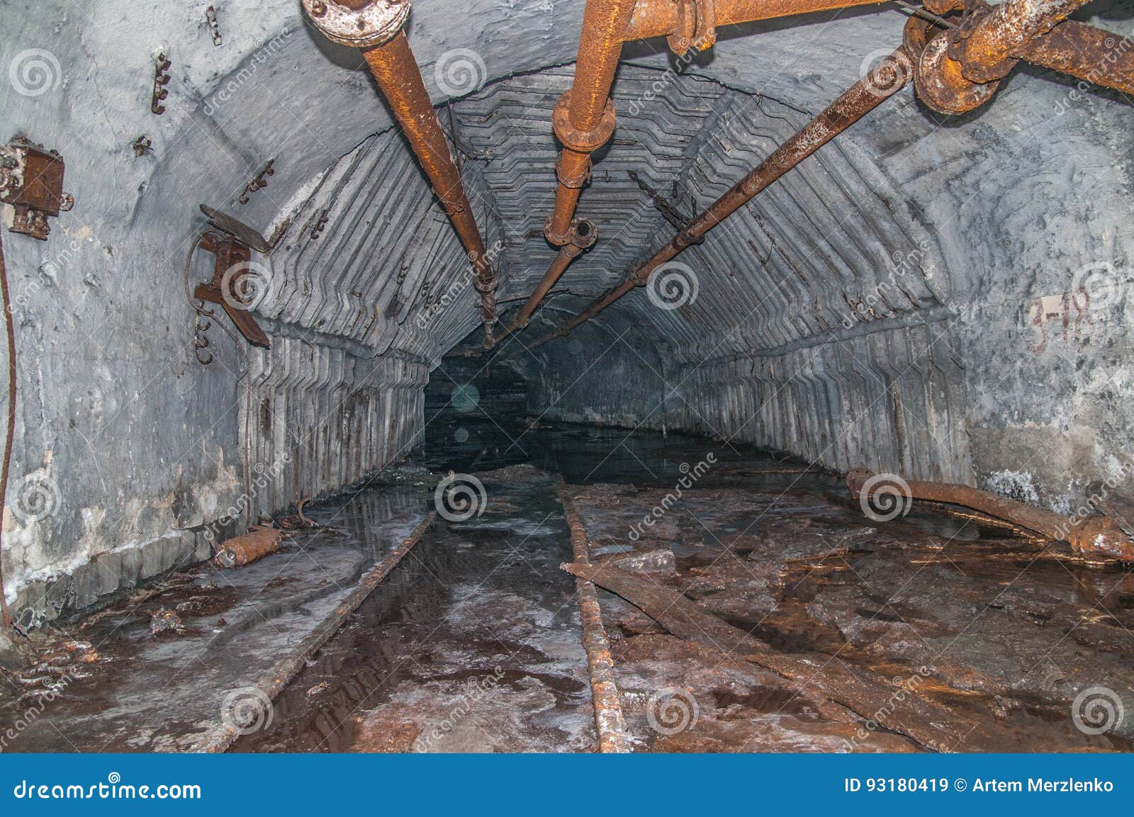 Old derelict mine. stock image. Image of geology, coal 93180419
