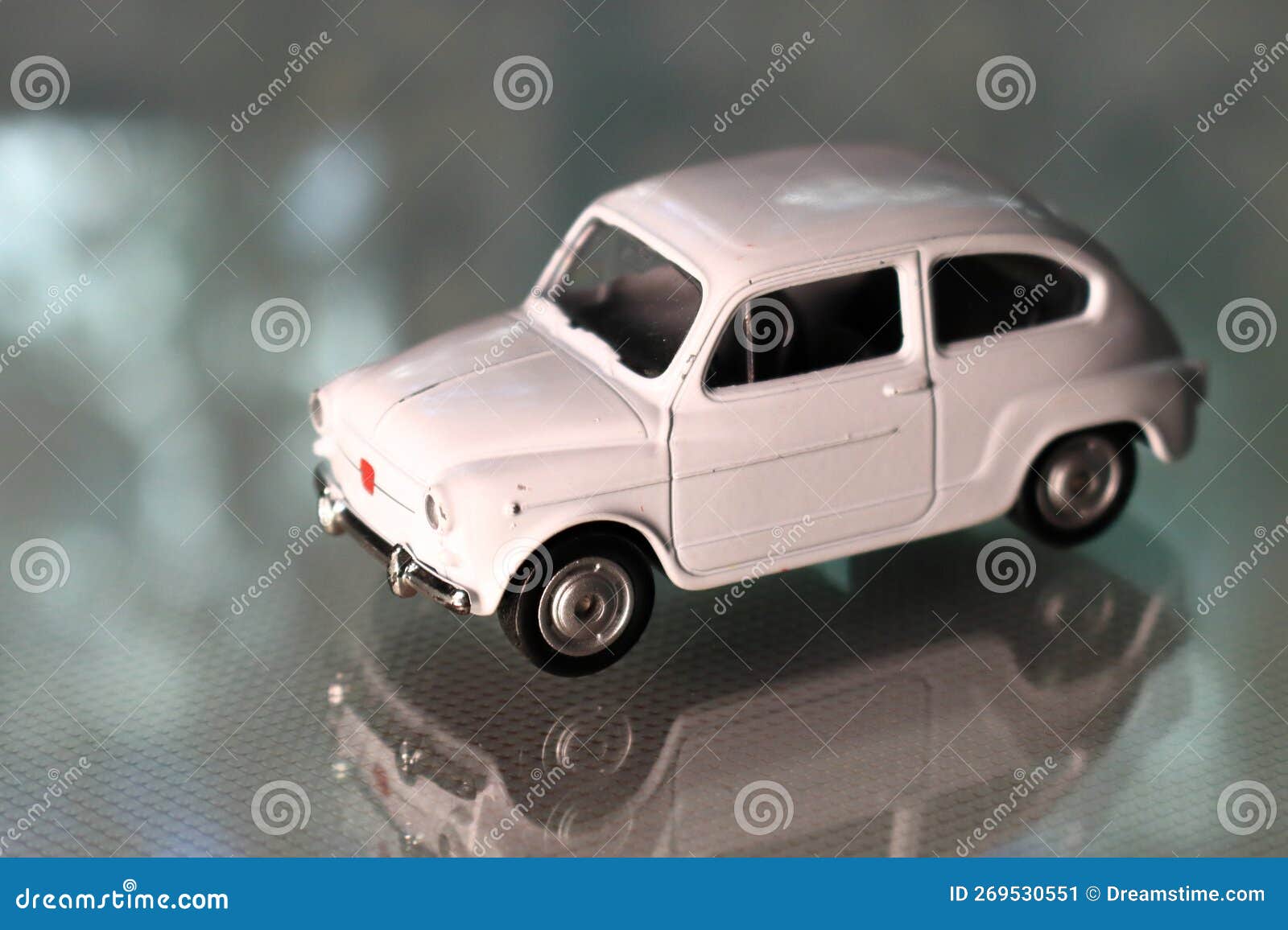Old Diecast Metal Toy Car FIAT 500 Stock Image - Image of miniature, model:  269530551
