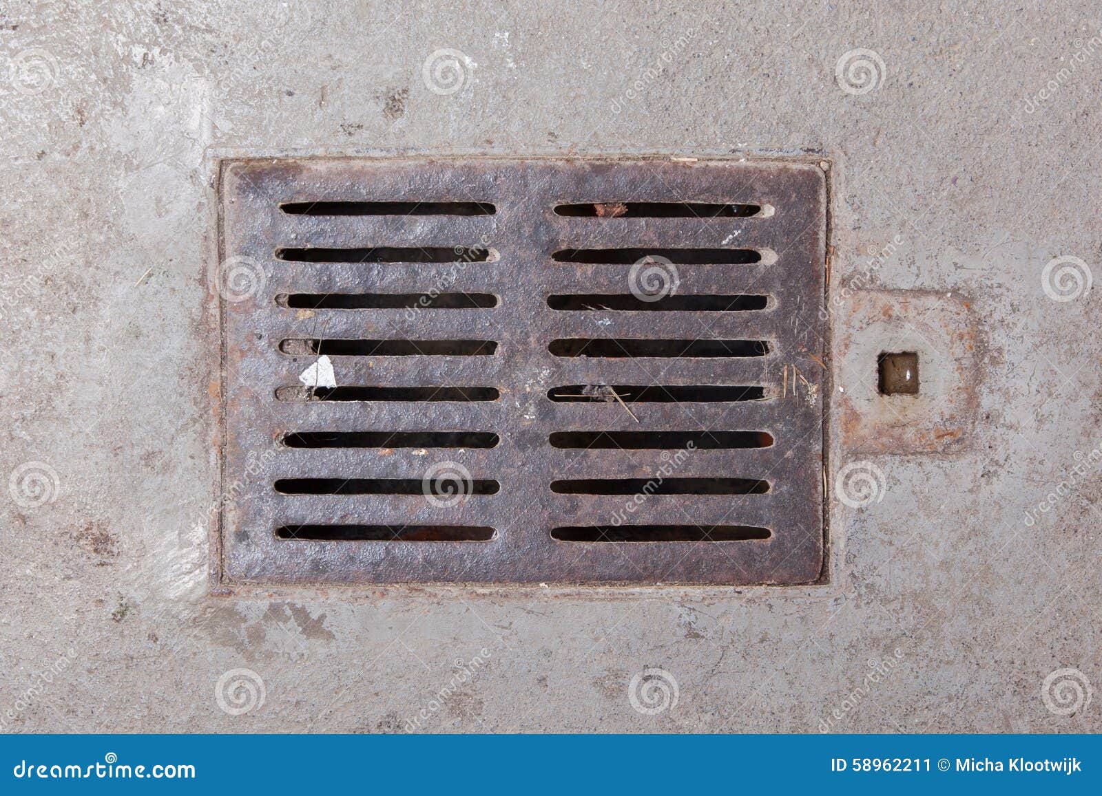Old Dirty Drain Grate Stock Image Image Of Construction 58962211