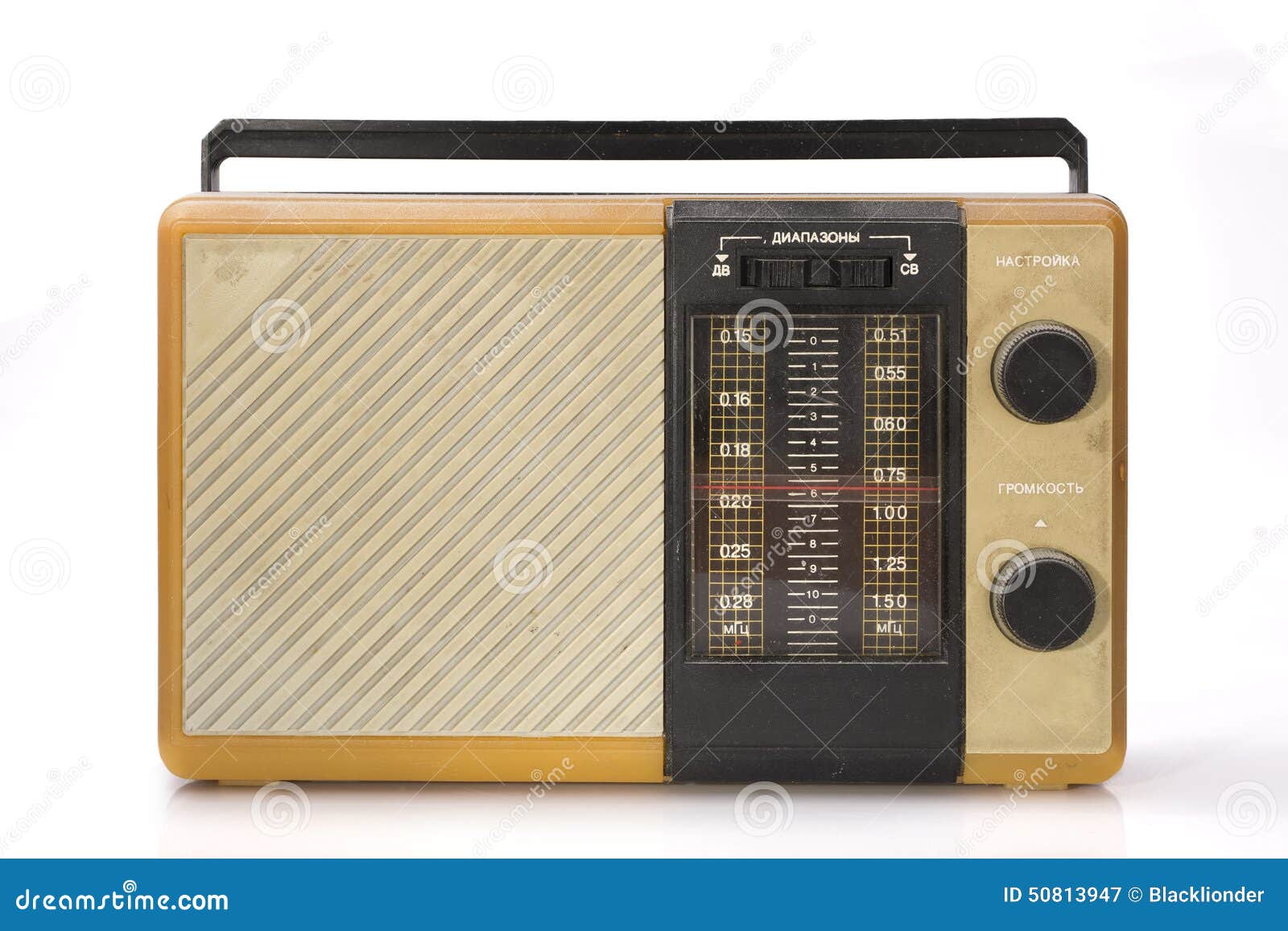 old dirty dusty radio receiver