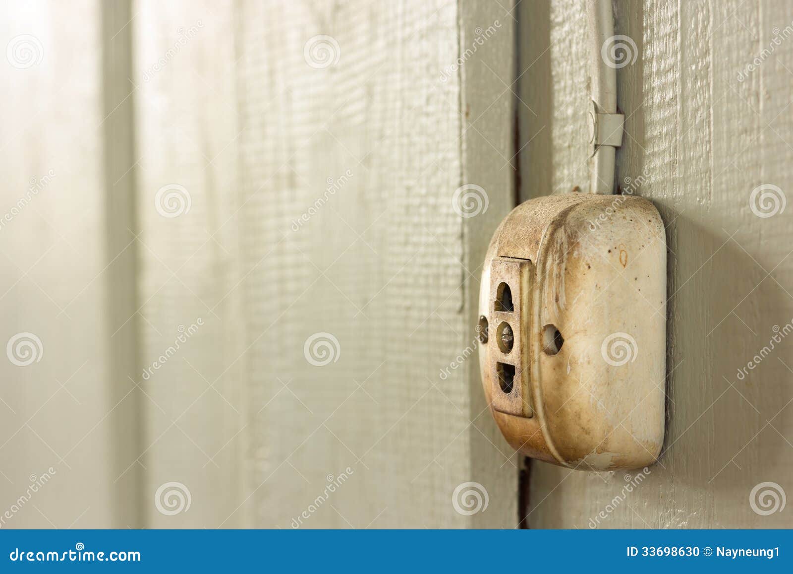 Old Dirty Electrical Outlets Stock Photo Image of background