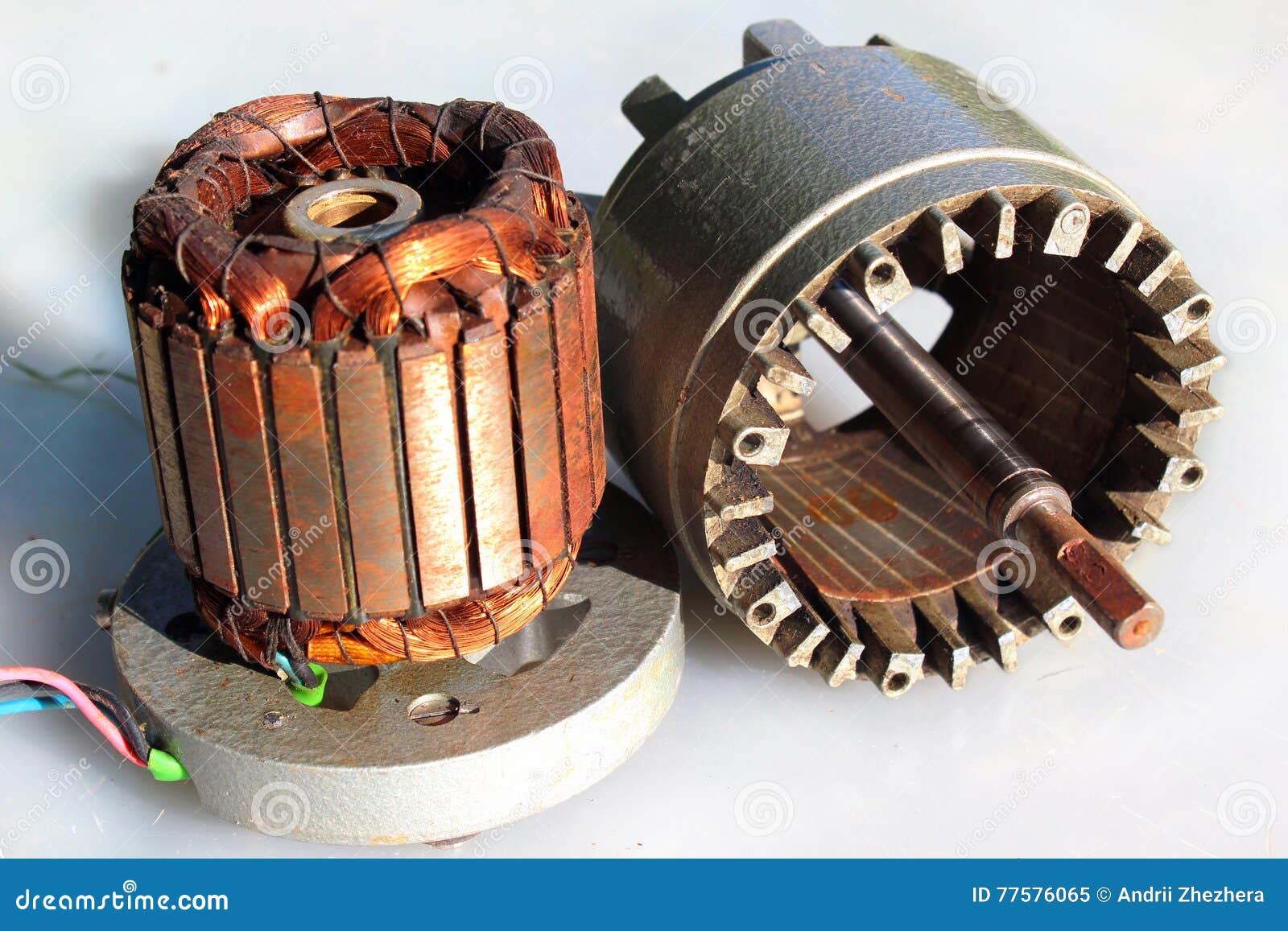 electric motor disassembly: removing the rotor from the stator –  ElectricMotorRewindingSolutions