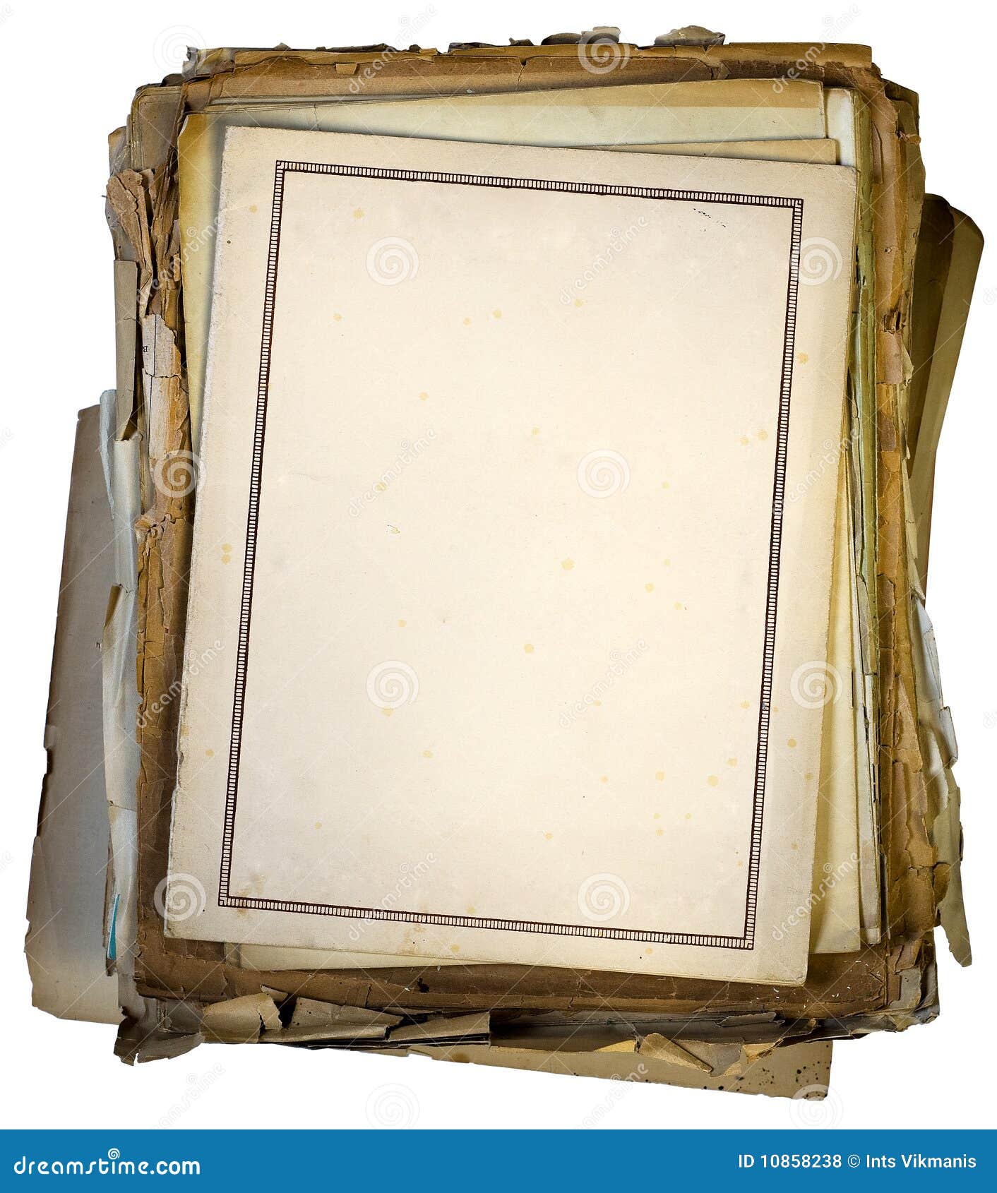 Old documents stock photo. Image of dirt, page, brown - 10858238