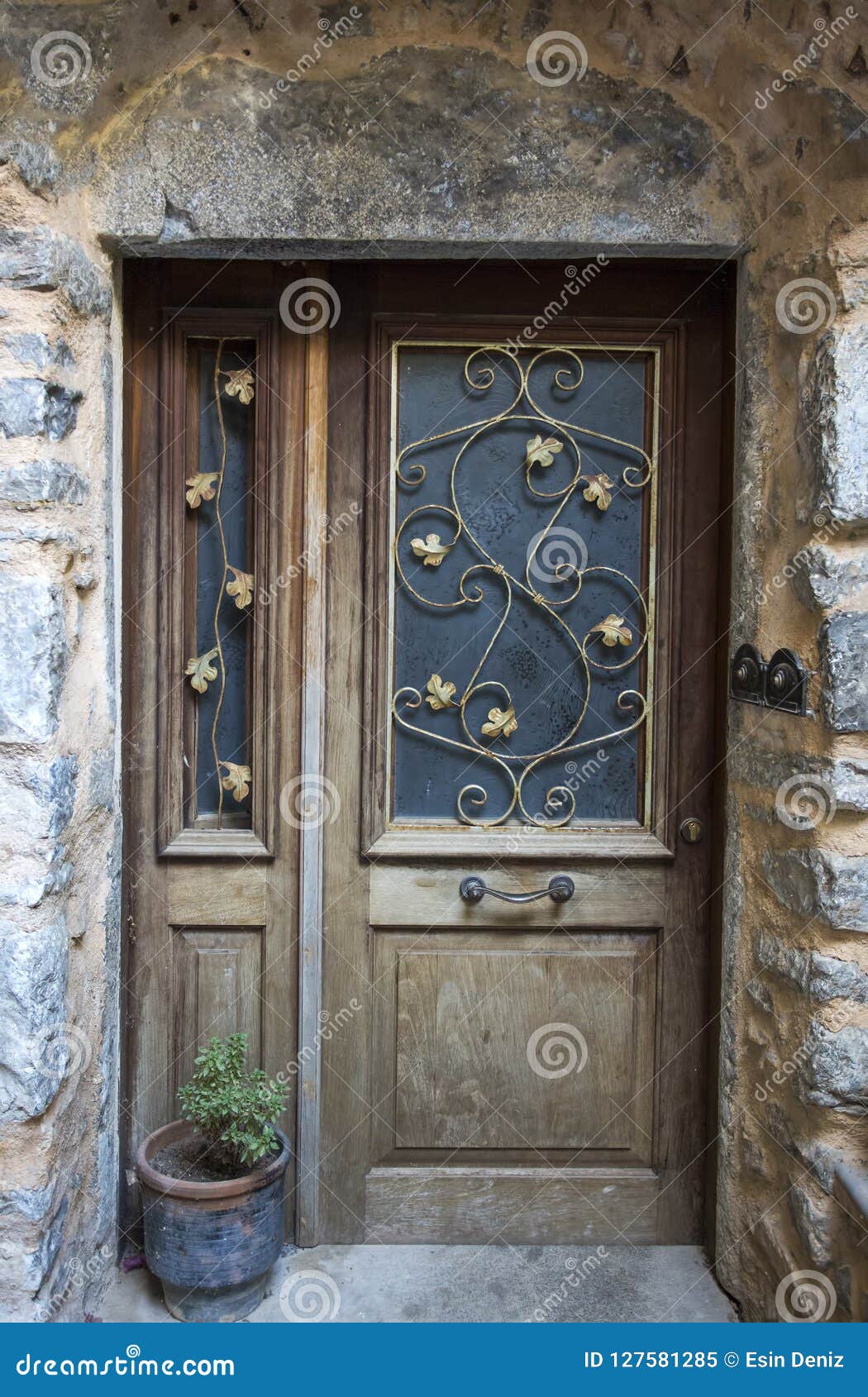 Old Door, Wooden and Wall Texture Background Stock Image Image of