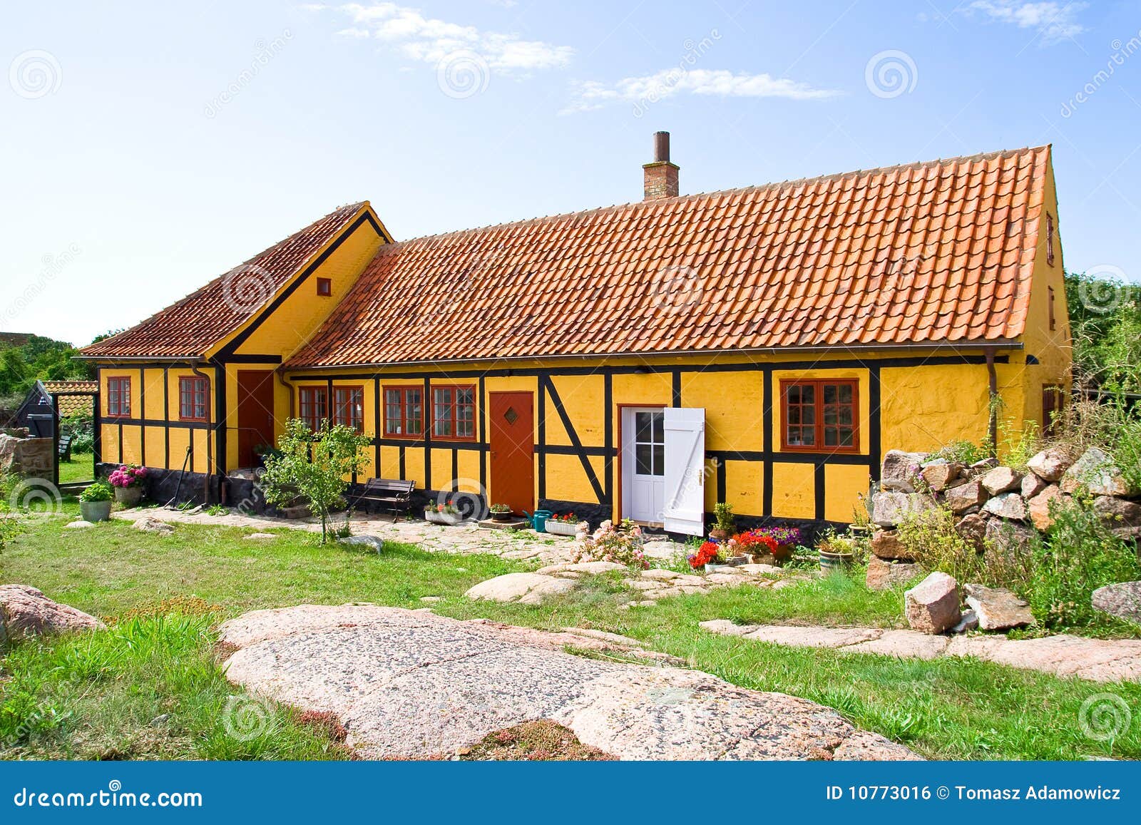Old Dutch House on Christianso Island Stock Photo Image of dutch
