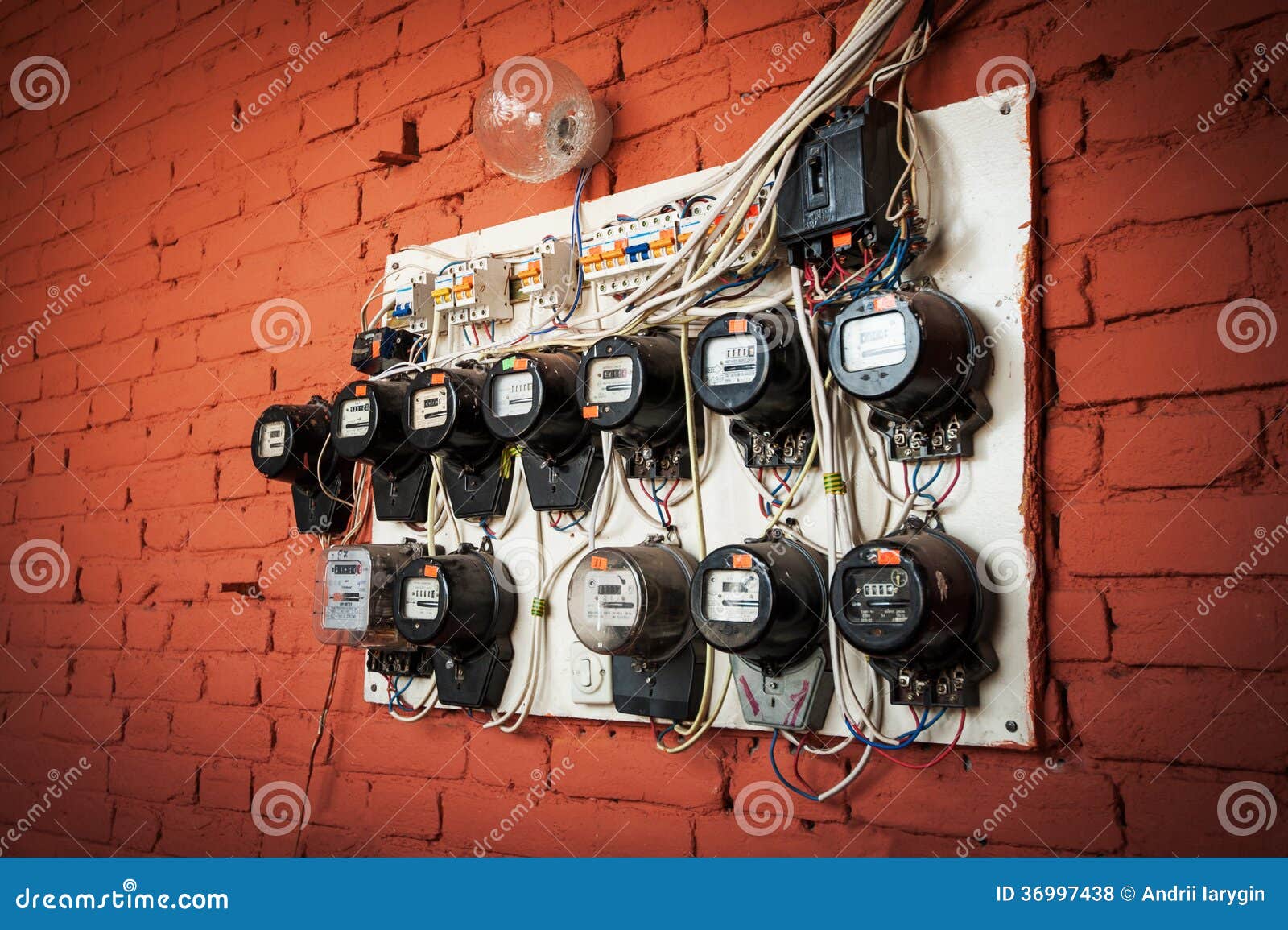 old electric meters
