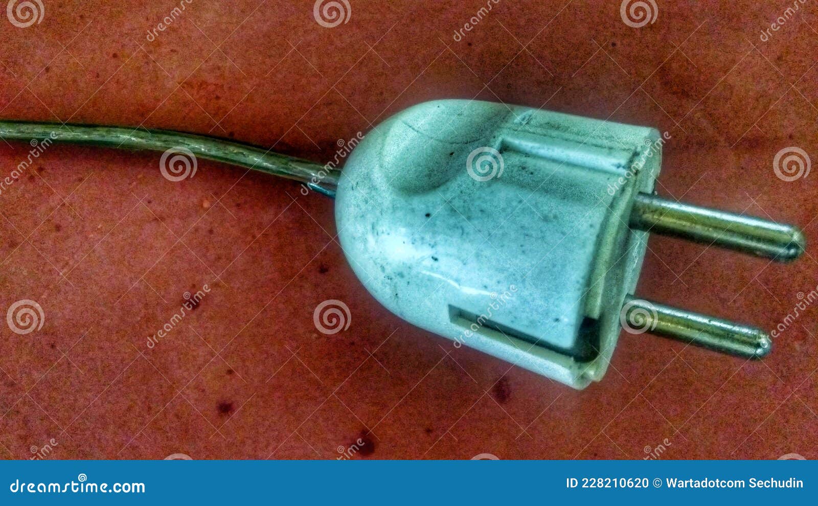 Old electric socket stock photo. Image of green, gemstone 228210620