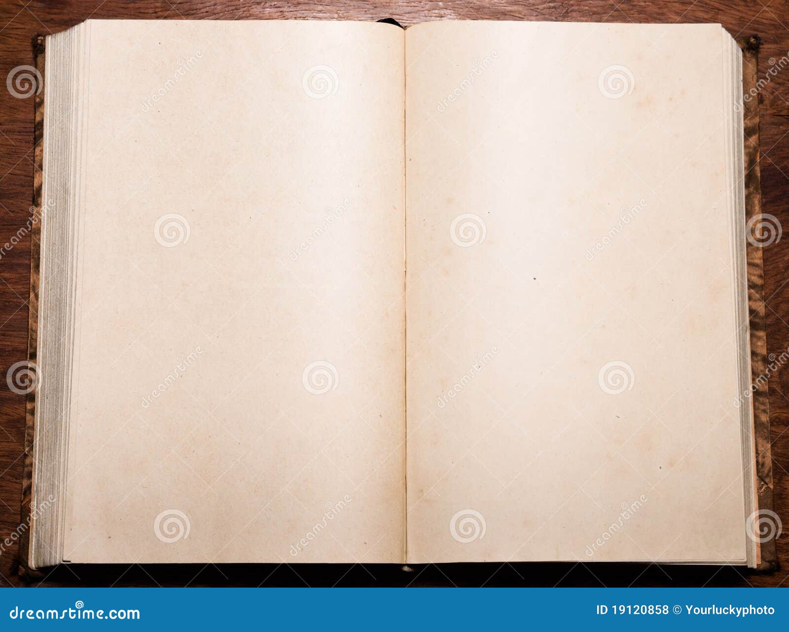 Old empty book stock photo. Image of paper, information - 19120858