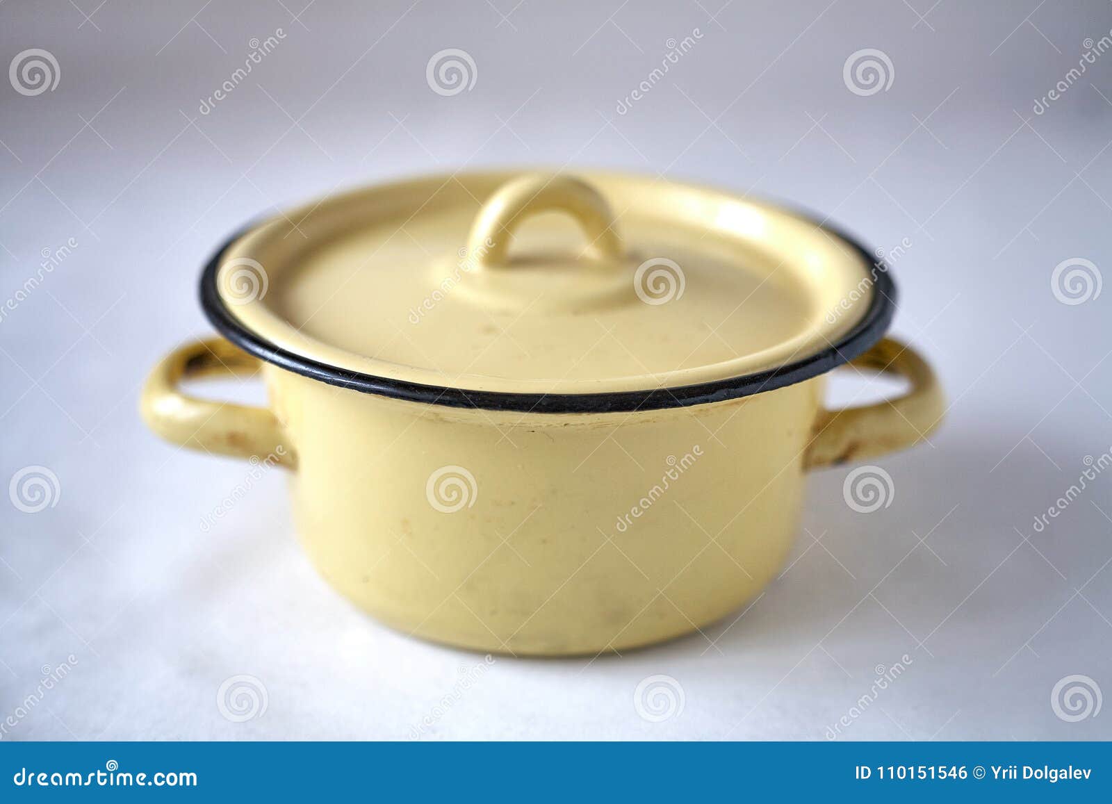 Old enamel cookware stock photo. Image of rustic, cook 110151546