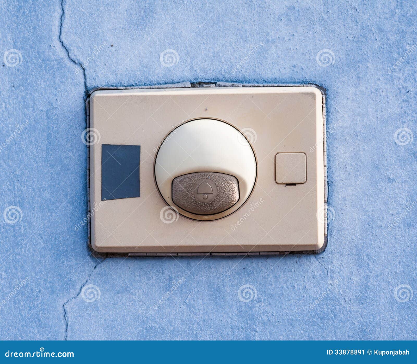 The old entry buzzer stock image. Image of house, equipment 33878891