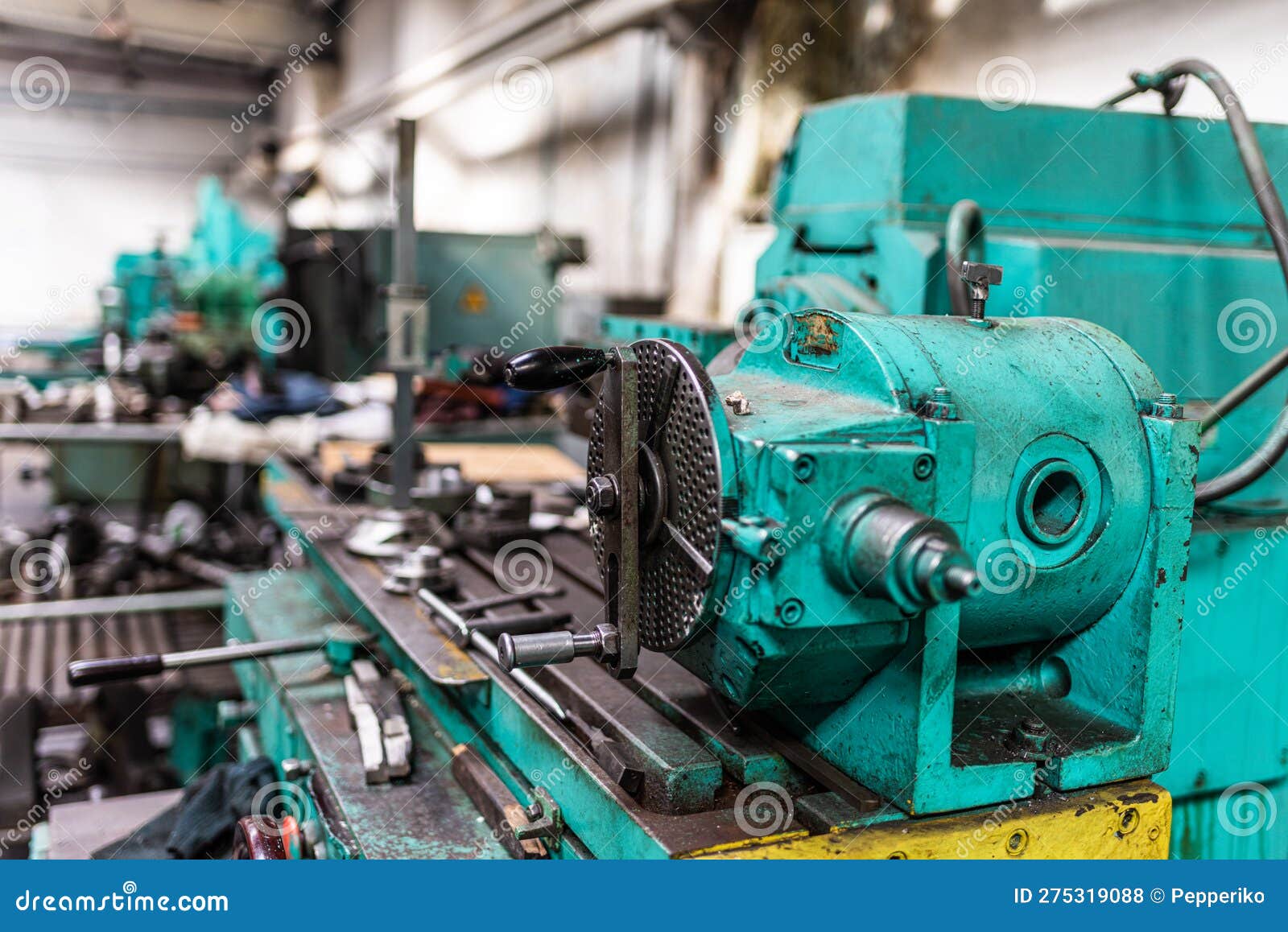 Old Equipment, Tools in a Rustic Style in an Abandoned Mechanical