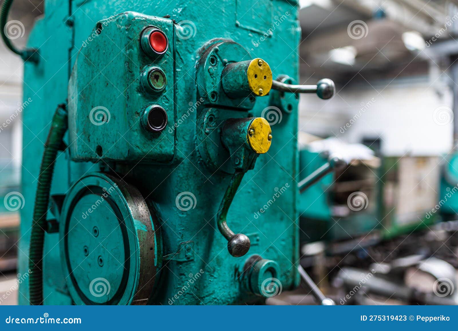 Old Equipment, Tools in a Rustic Style in an Abandoned Mechanical