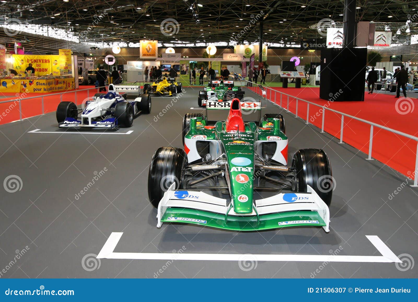 Old F1 Grid (Salon De L Automobile De Lyon) Editorial Photography