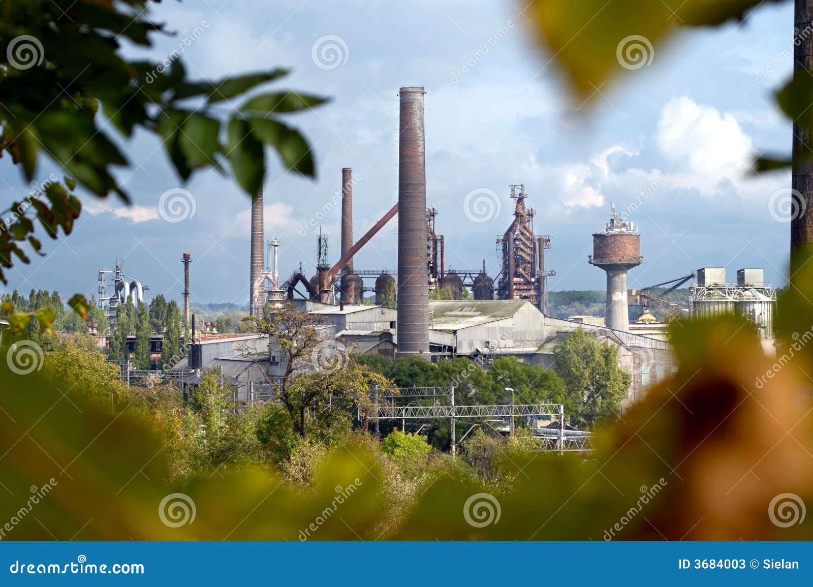 Old factory stock image. Image of ironworks, production 3684003
