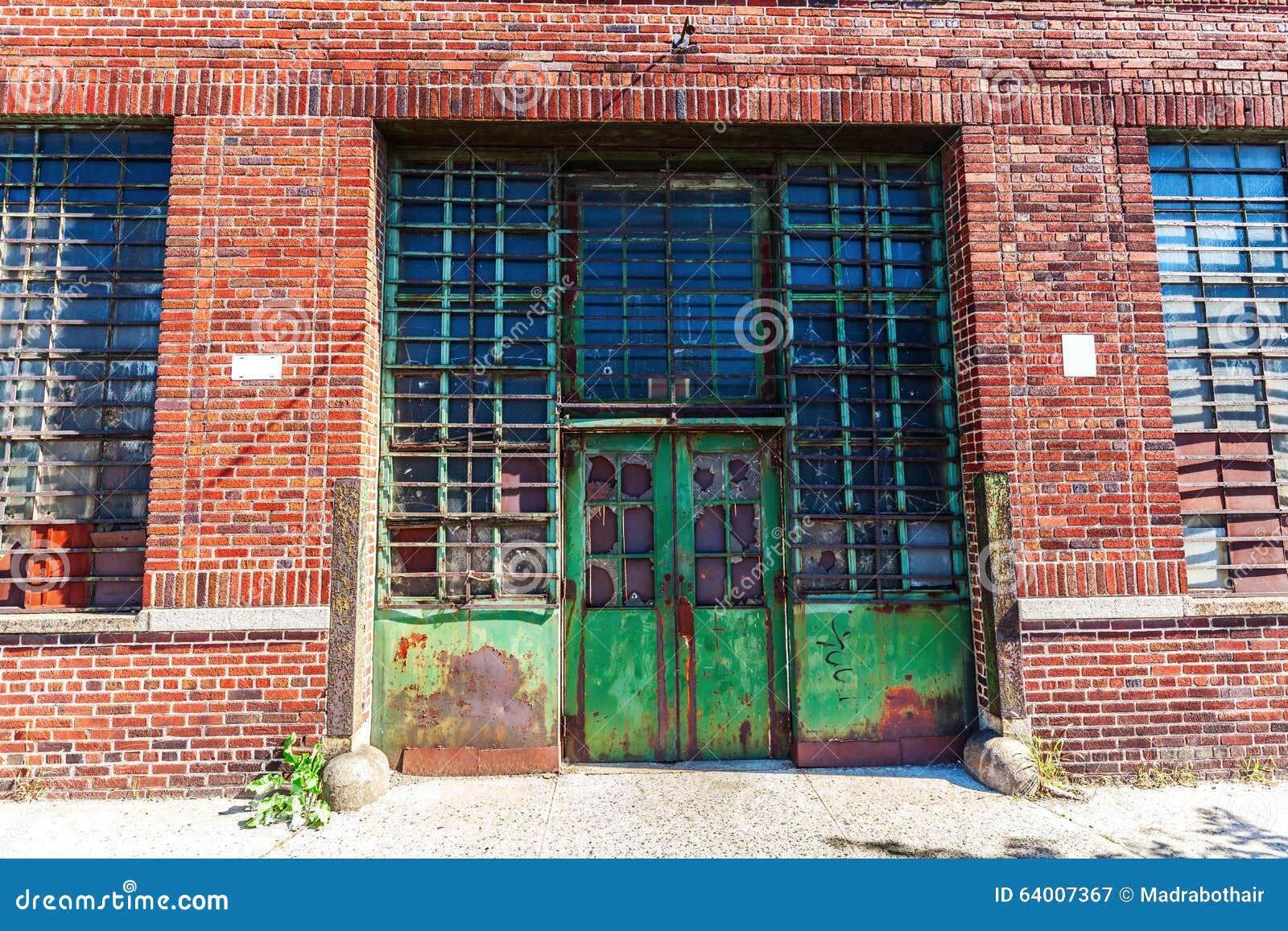 Old Factory in the Bronx, NYC Stock Image Image of brick, gate 64007367