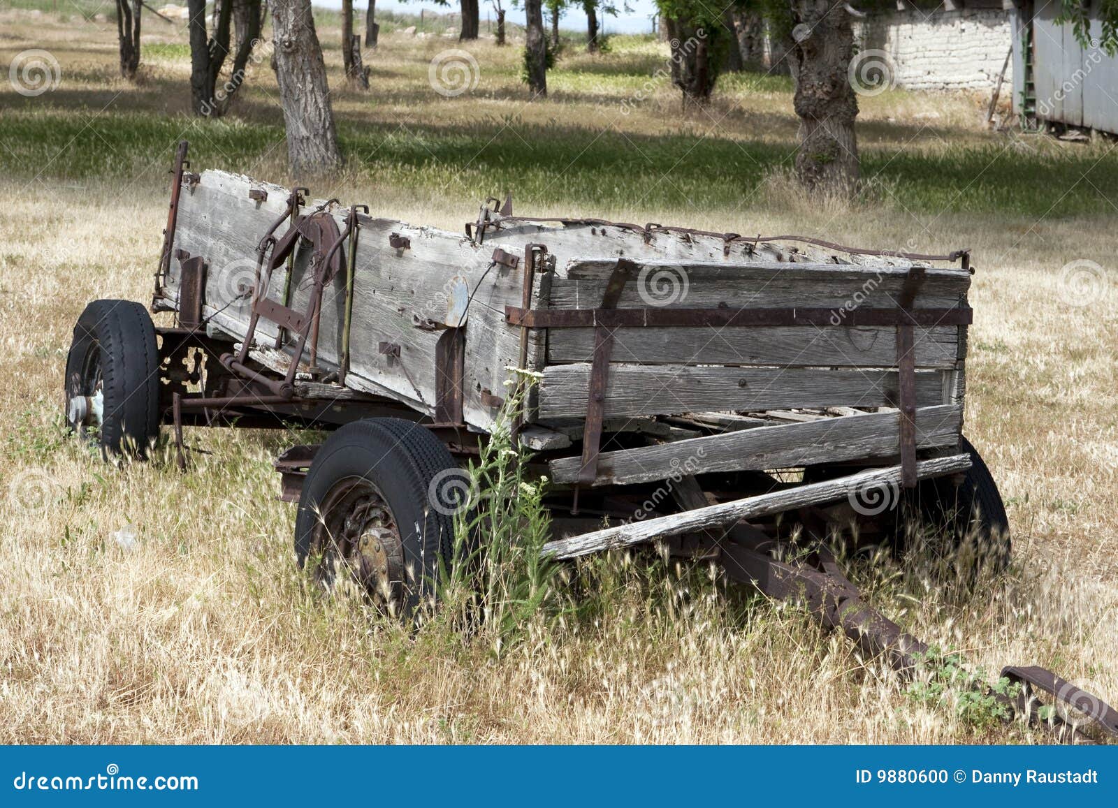 Old Farm Hay Wagon stock photo. Image of farm, field, agricultural
