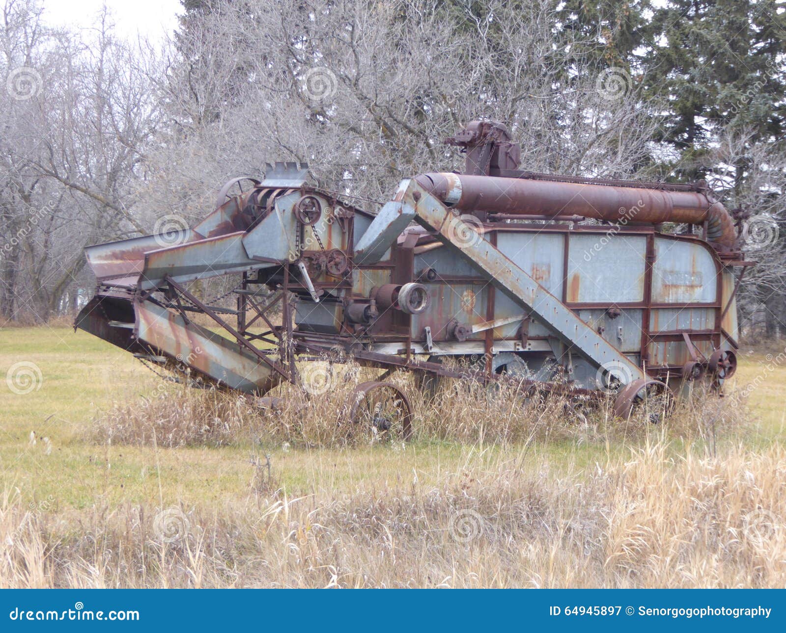 Old Farming Equipment stock image. Image of alberta, farm 64945897