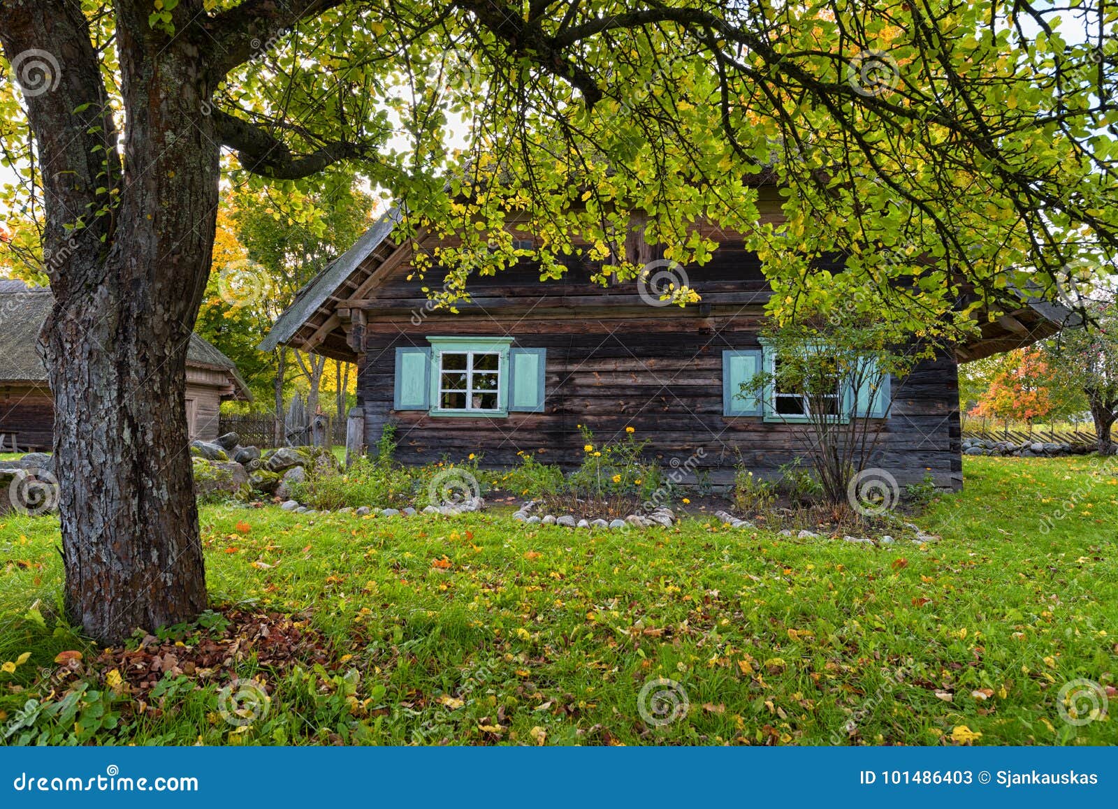 old farmstead house lithuania