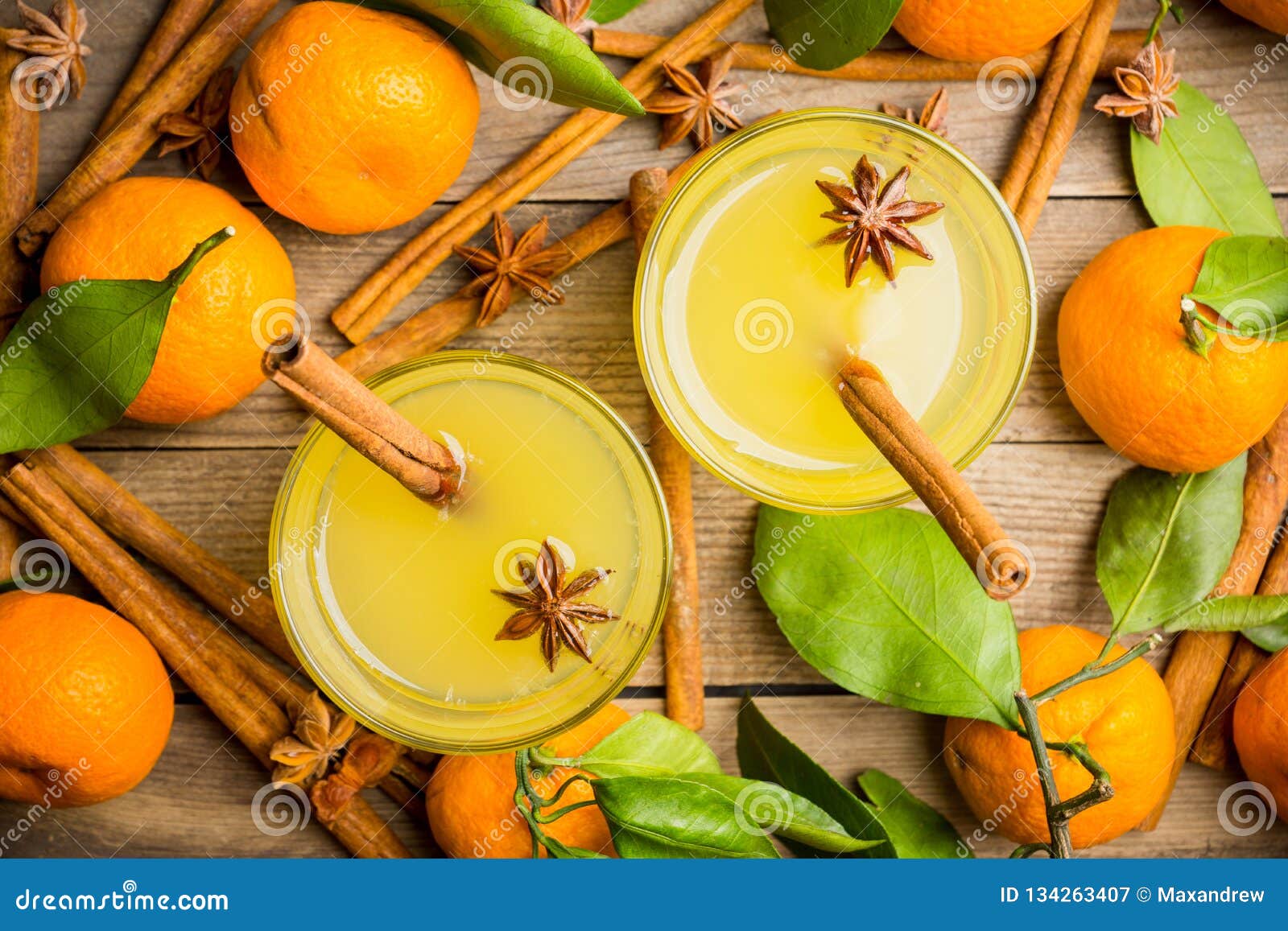 Old Fashioned Citrus Beverage with Spices Stock Image - Image of ...