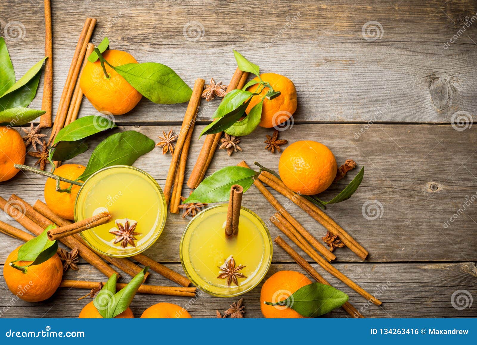 Old Fashioned Citrus Beverage with Spices Stock Photo - Image of rustic ...