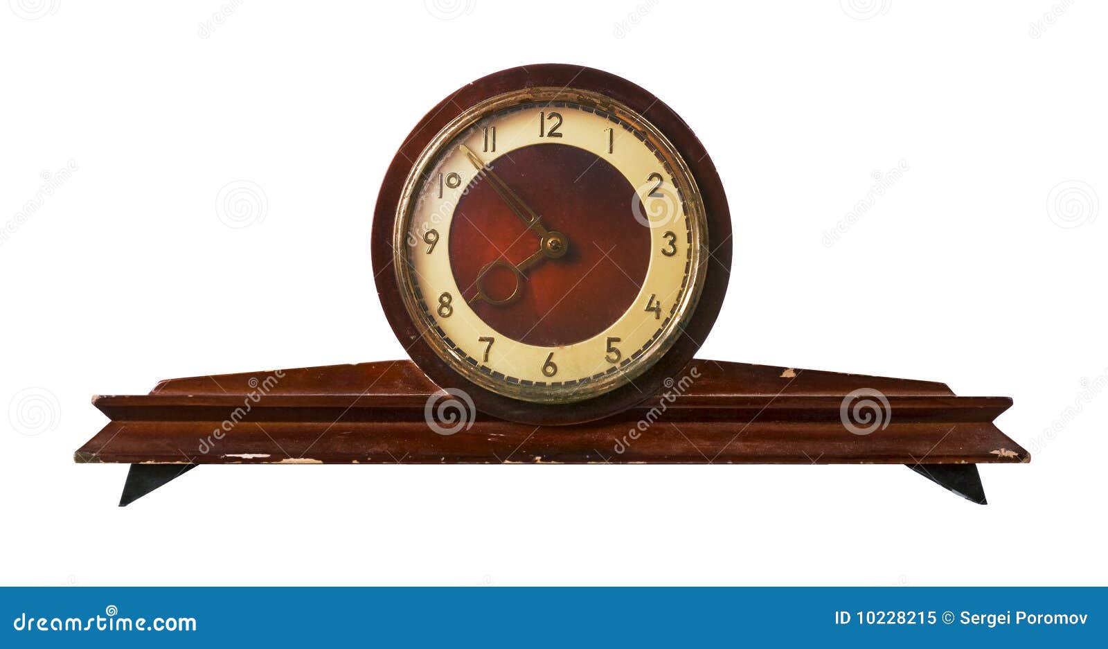 Old-fashioned Clock Made In USSR Royalty Free Stock Photo ...