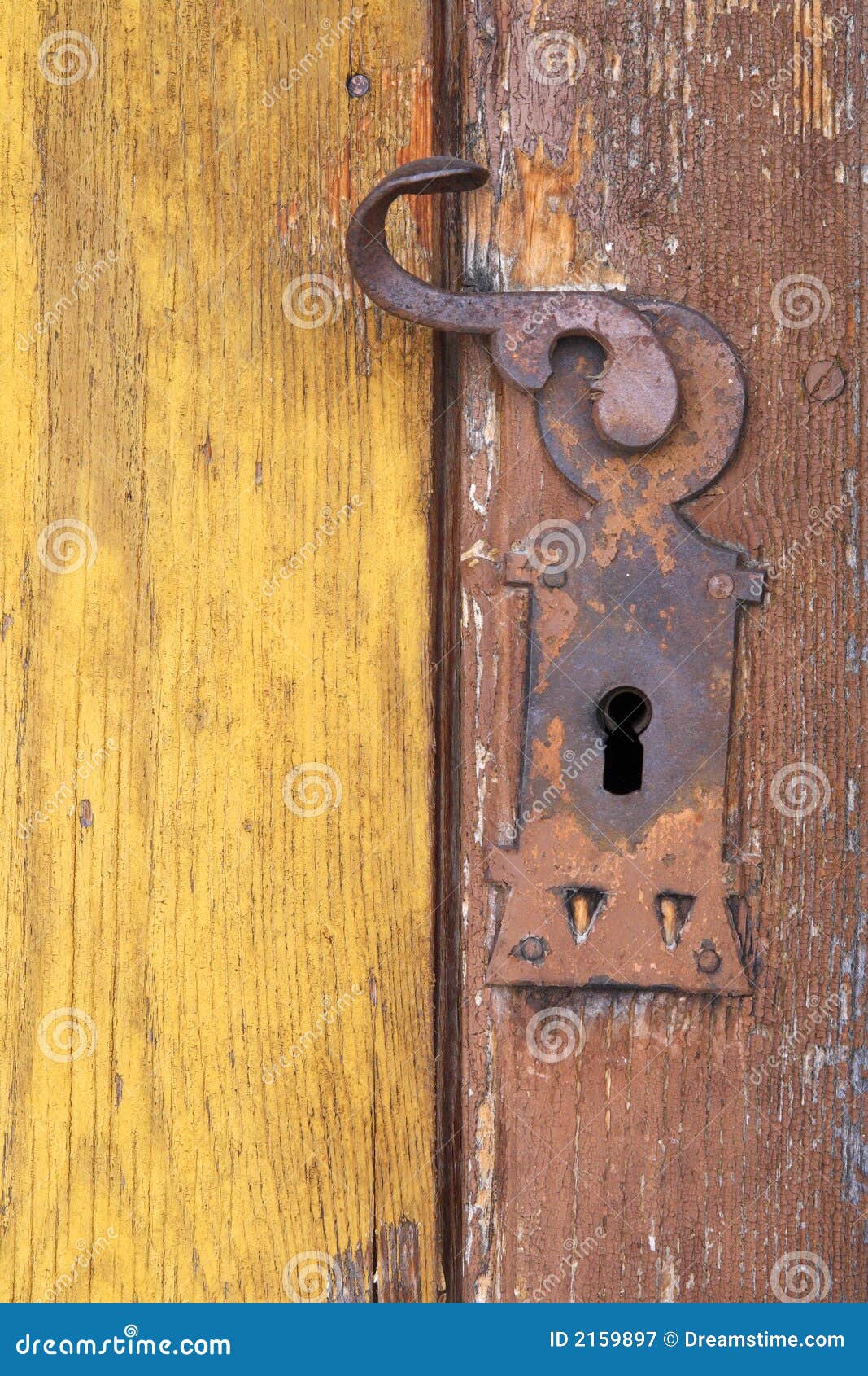 old fashioned door knob stock image. image of door, decay