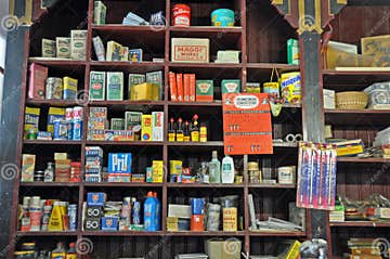 Old-fashioned General Store Editorial Stock Photo - Image of powder ...